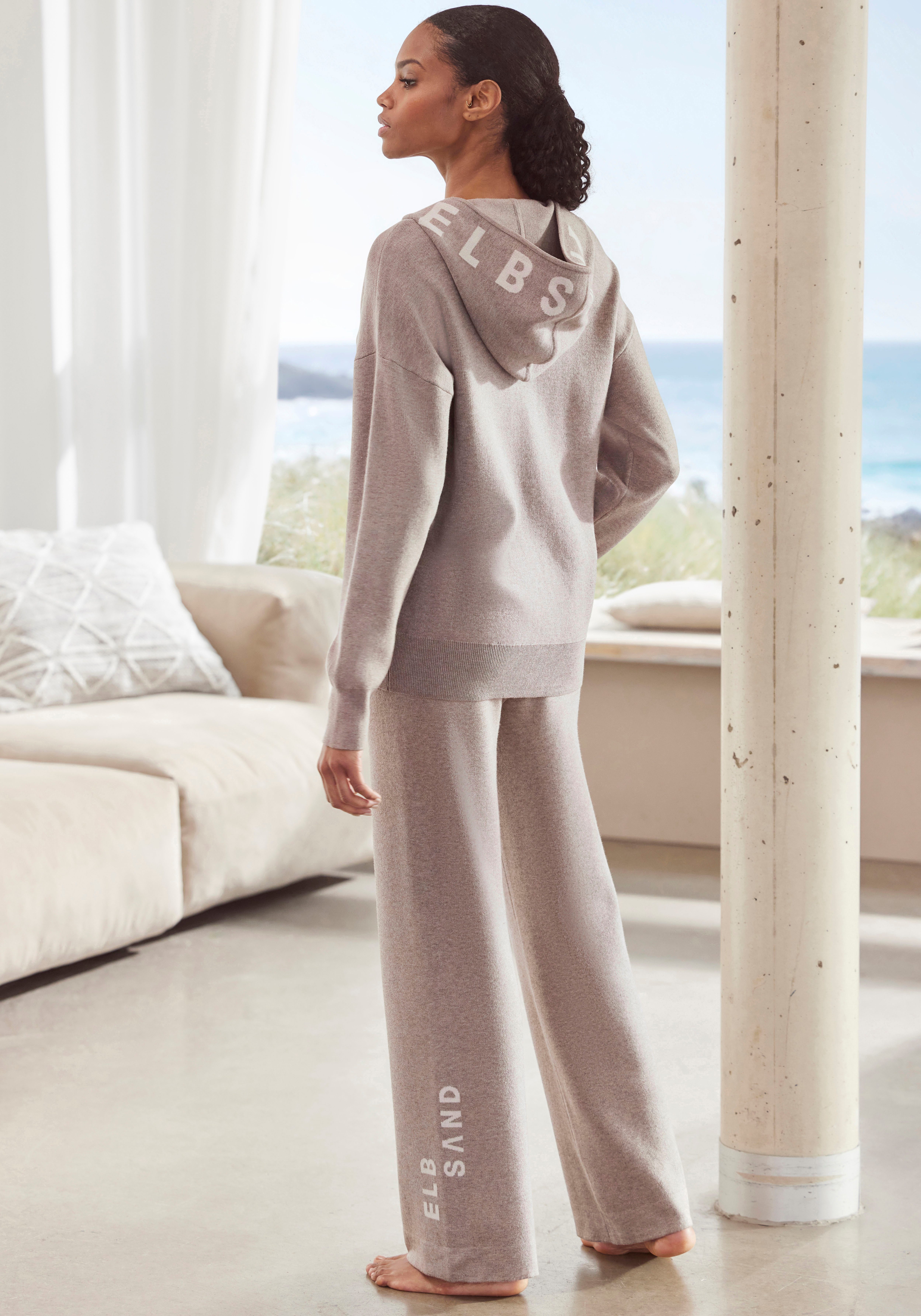 Elbsand Strickjacke aus hochwertigem Strick, Loungewear
