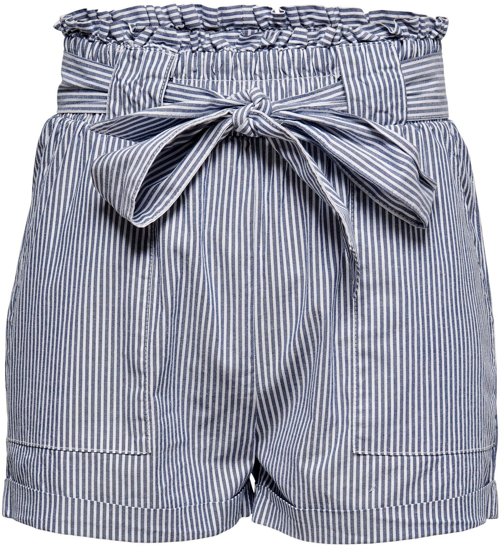 ONLSMILLA Shorts stripes blue ONLY