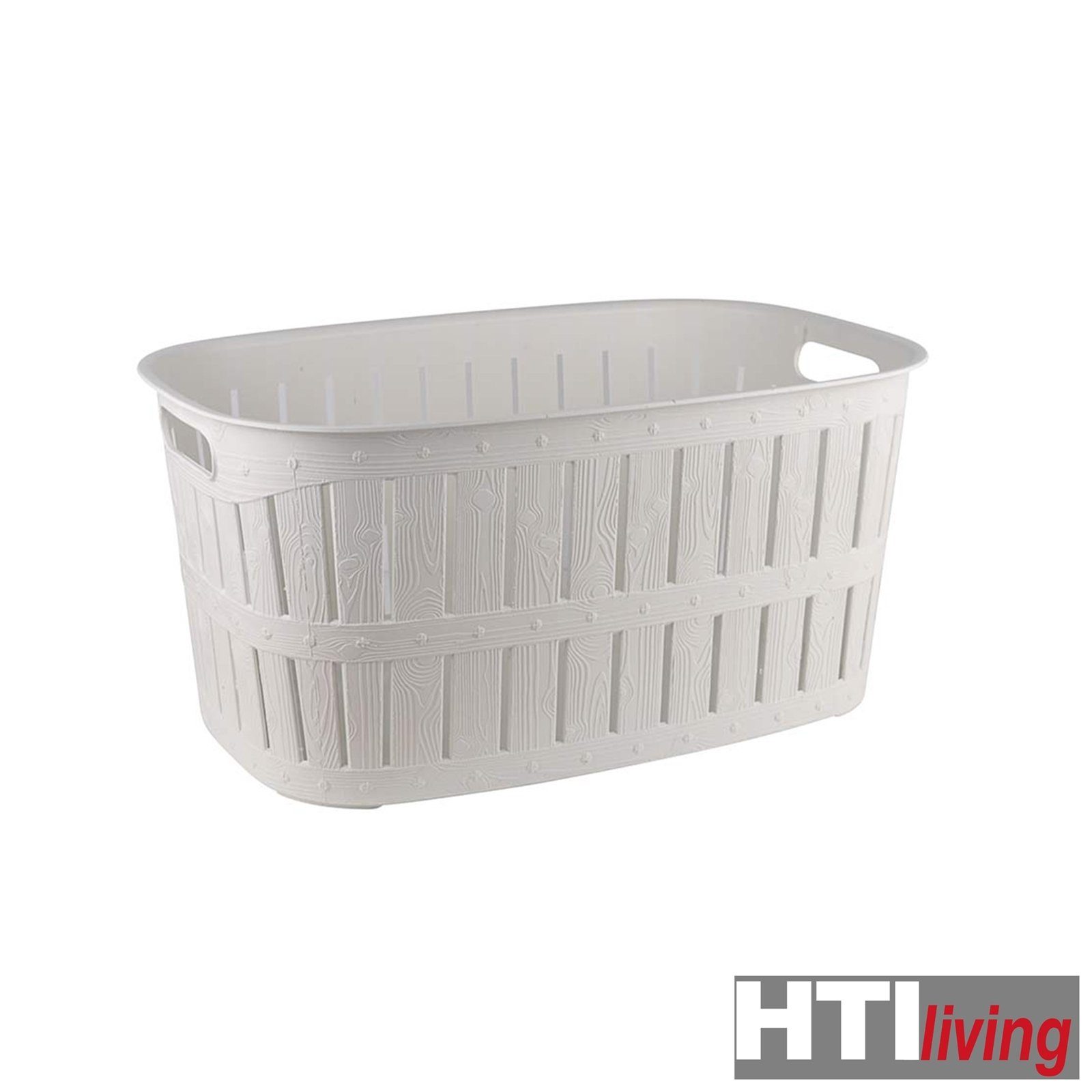Weiß St), 27 Wäschekorb Wäschewanne HTI-Living Liter Wäschekorb 1 (Stück, Wäschesammler