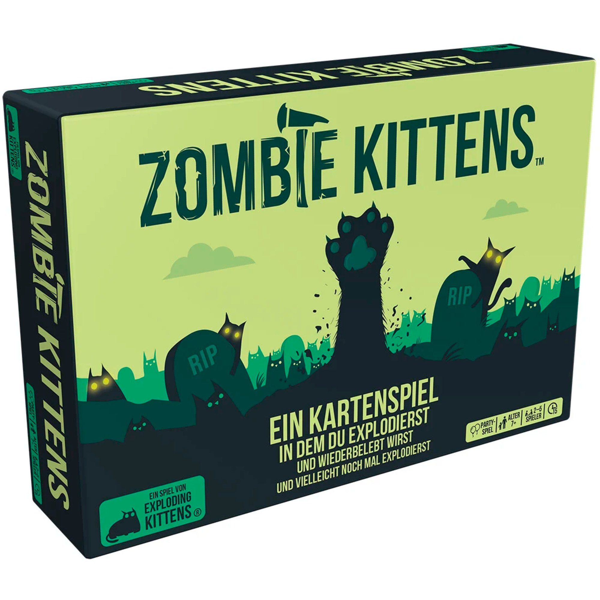 Asmodee Spiel Asmodee Zombie Kittens, Kartenspiel