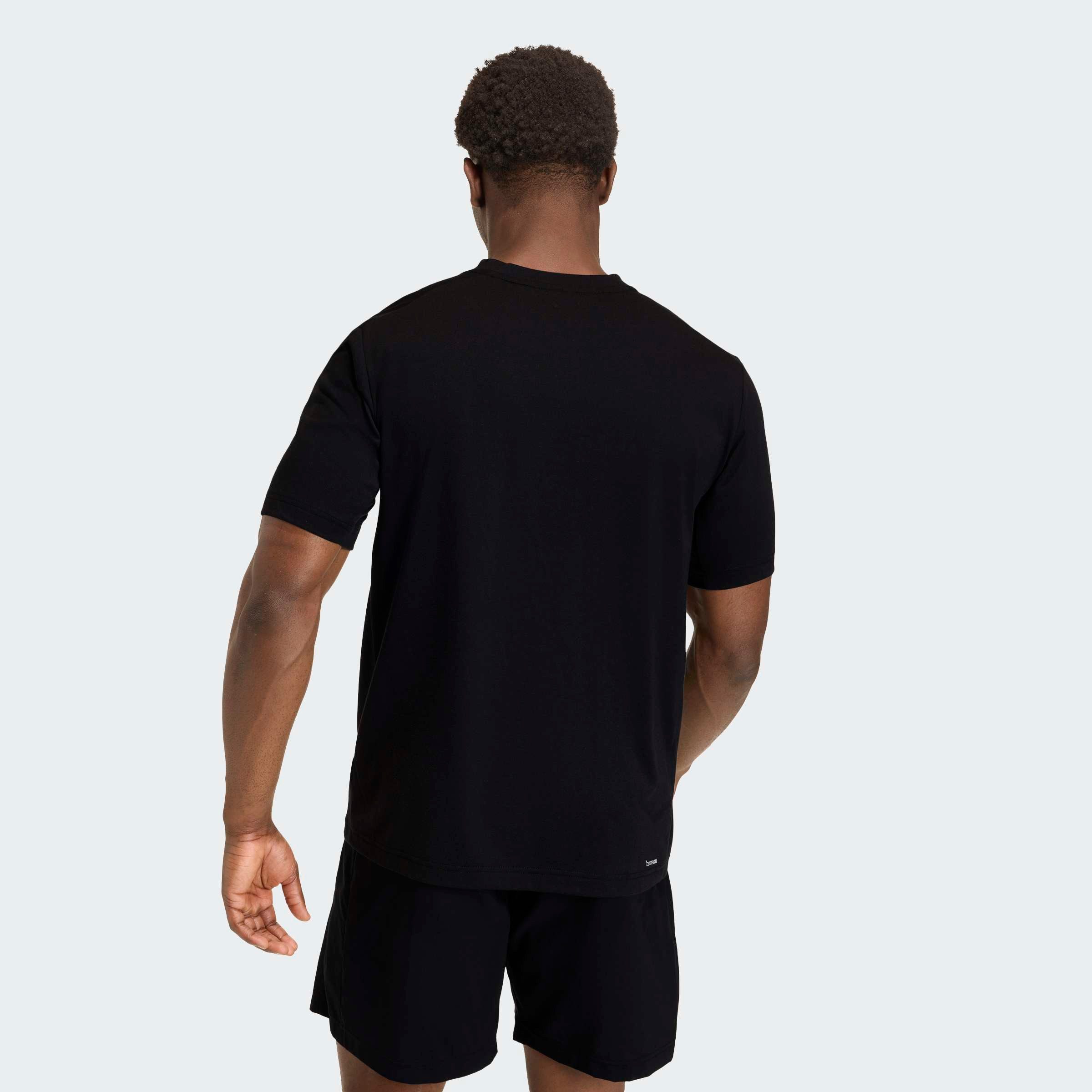 adidas Performance T-Shirt WORKOUT ESSENTIALS FEELREADY mit Rundhalsausschnitt, aus Polyester