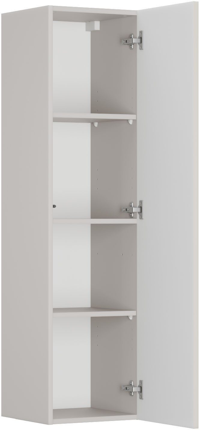 welltime Hängeschrank FLOW STRIPE rechts/links montierbar, Breite 35 cm, modernes Design Schrank mit 3 Einlegeböden, Push-to-open-Function – Bild 5 von 5