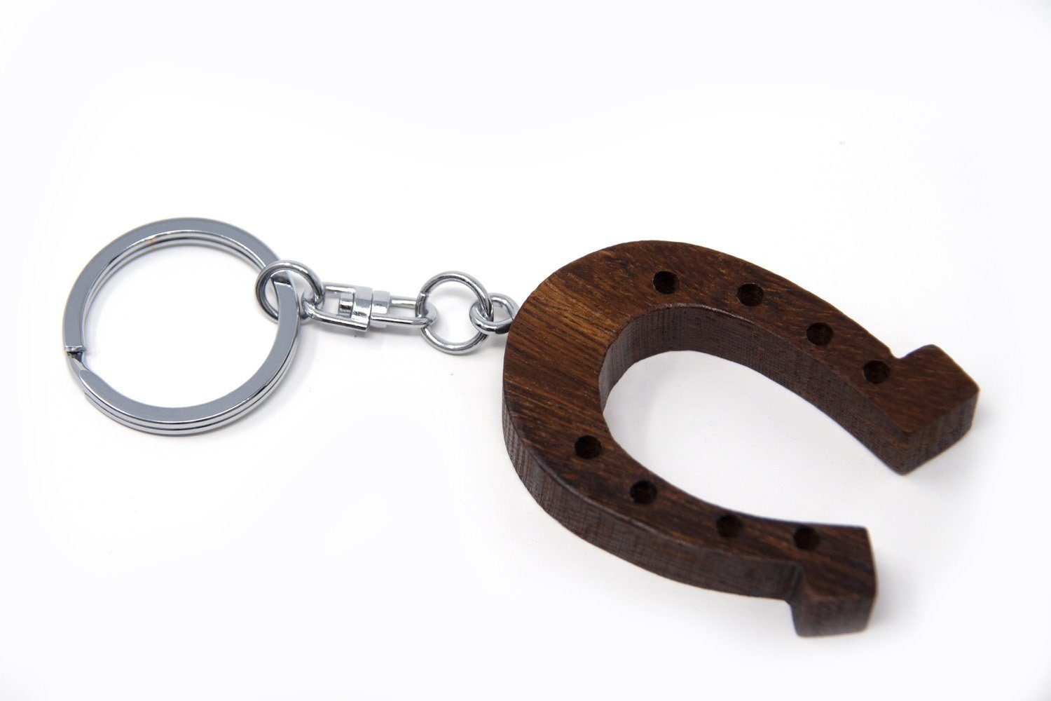 Cornelißen Schlüsselanhänger Schlüsselanhänger aus - Hufeisen Holz