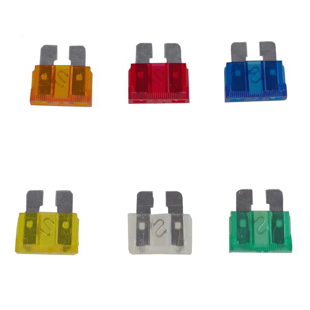 NORMEX Werkzeughandel GmbH & Co. KG Kfz-Sicherungshalter Autosicherungen KFZ-Flachsicherungen 5-30A Stecksicherungen 120tlg Set, (120-St), Sortiment