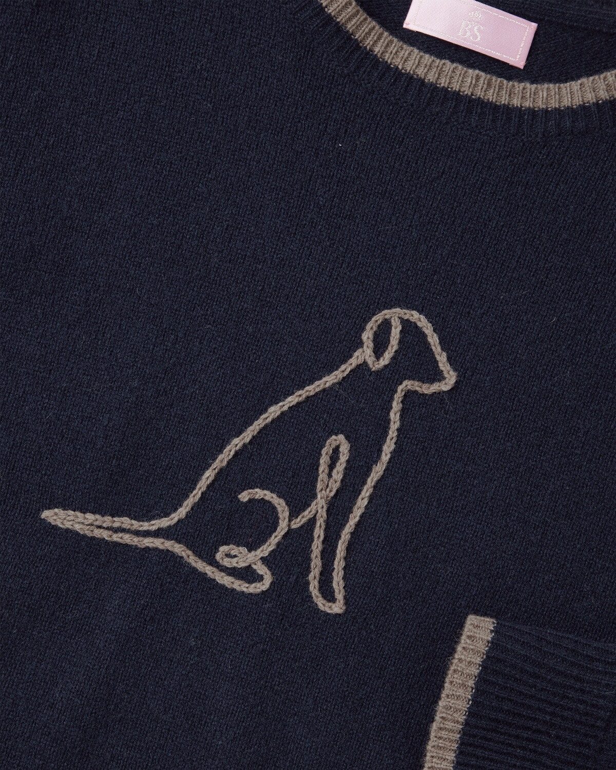 Brigitte von Schönfels Strickpullover Strickpullover mit Hund