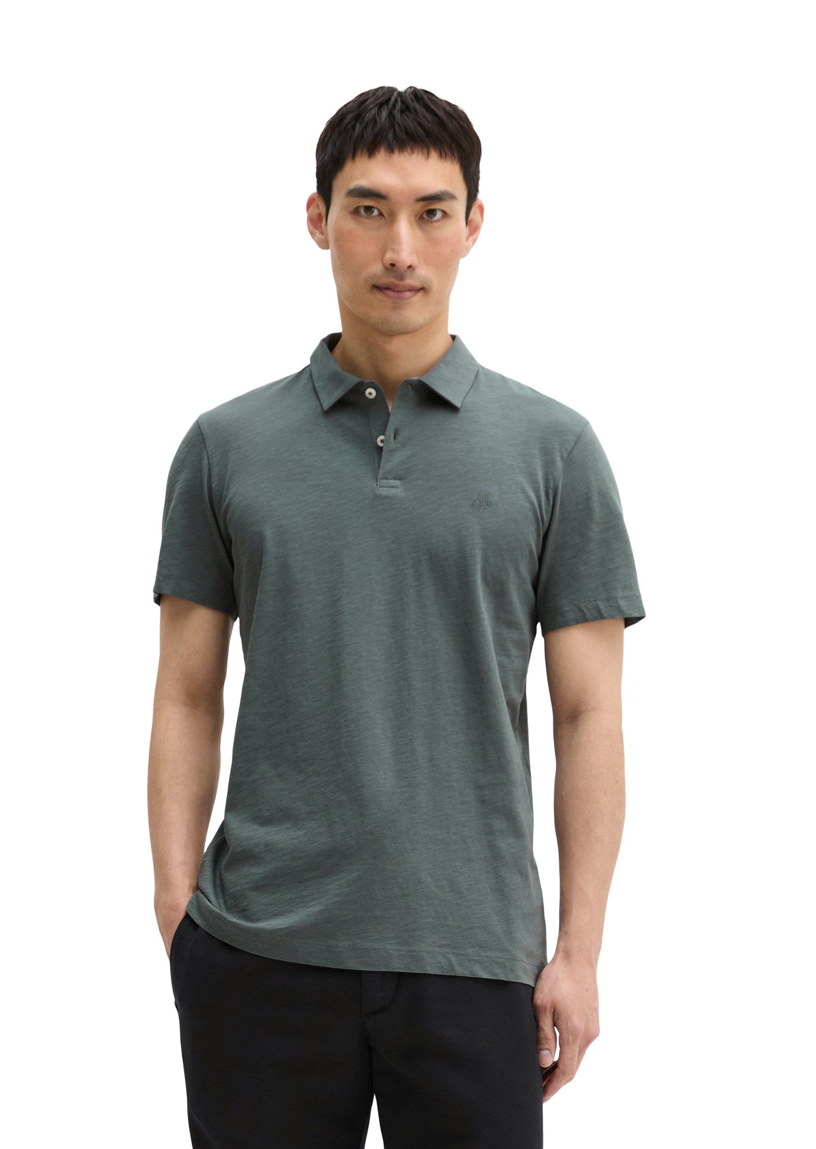 Marc O'Polo Poloshirt aus reiner Bio-Baumwolle