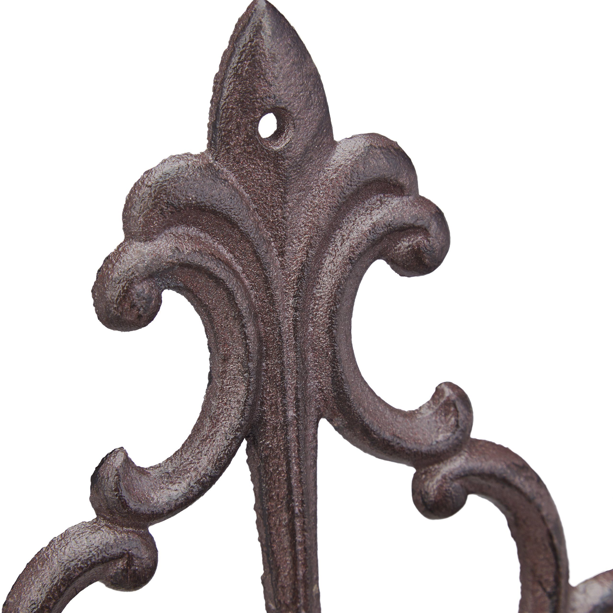 relaxdays Schlauchhalterung Schlauchhalter antik mit Wasserhahn