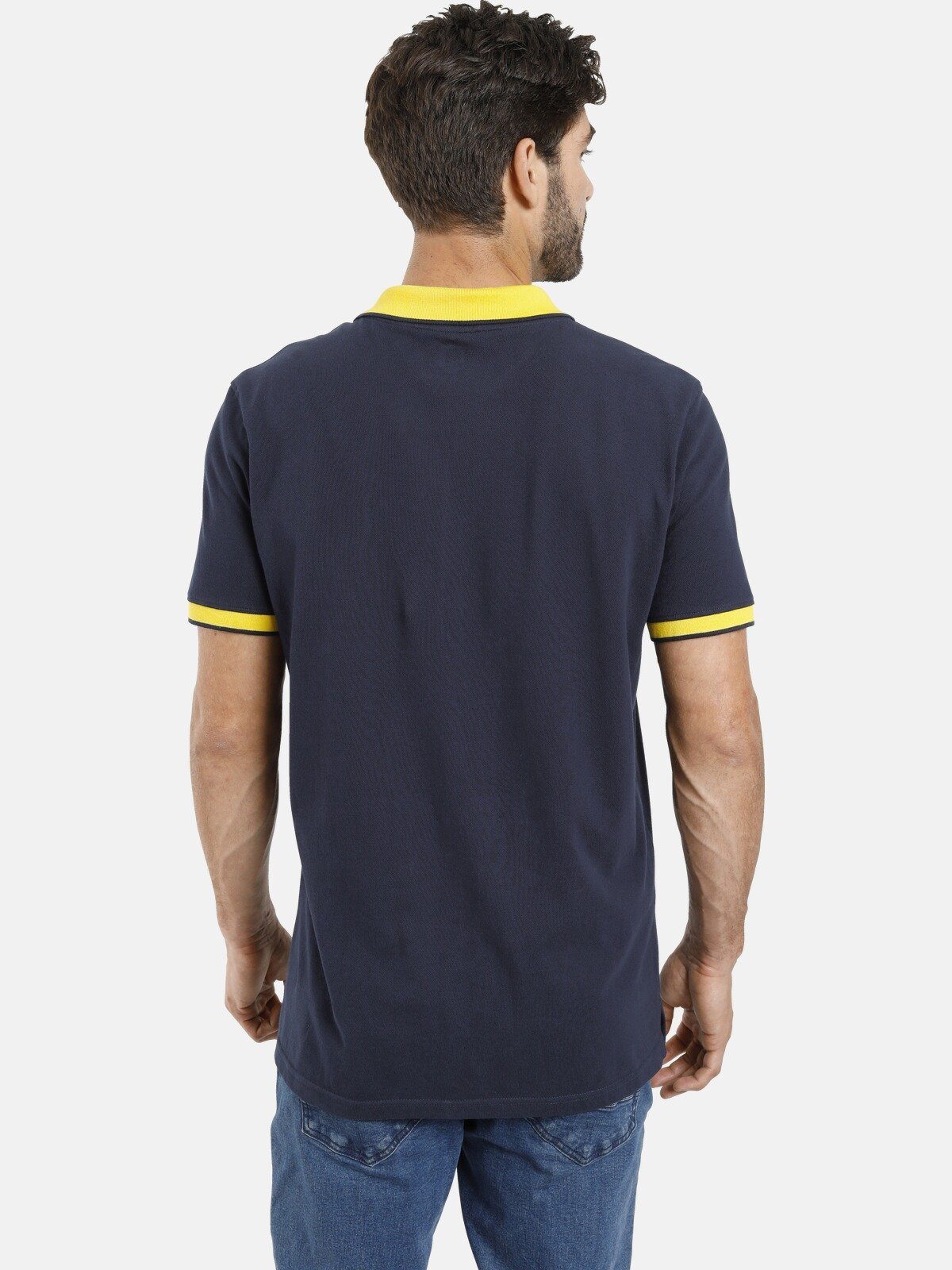 Jan Vanderstorm Poloshirt LAVRANS aus luftigem günstig online kaufen