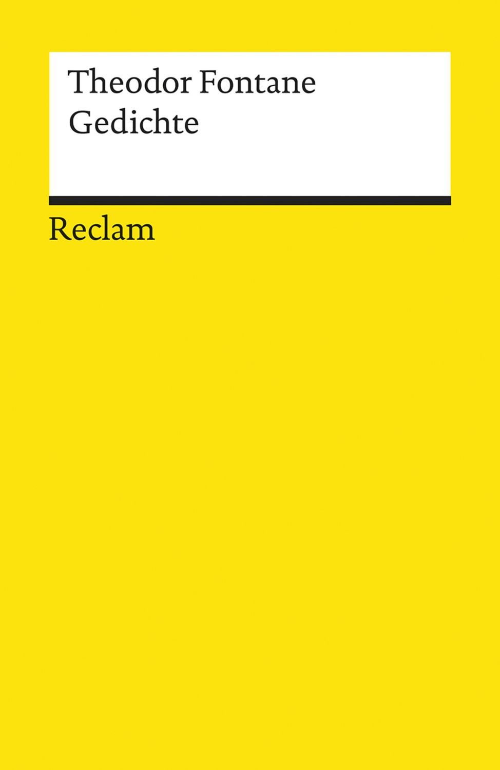 Gedichte / Theodor Fontane