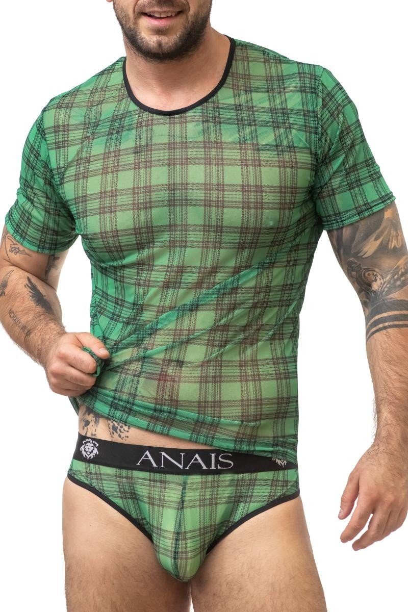 Anais for Men T-Shirt Herren-Shirt in grün/schwarz - M
