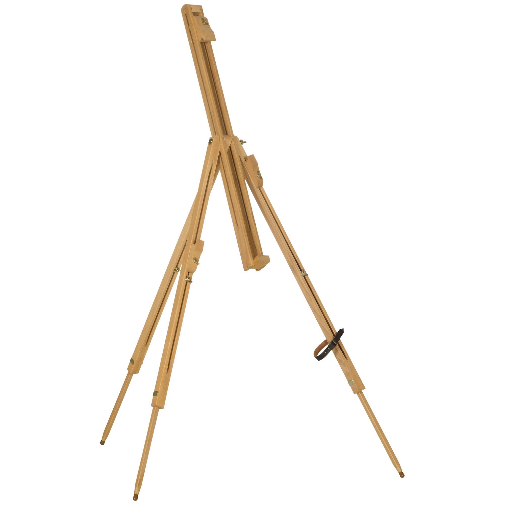 Vinsetto Staffelei Klappbare Feldstaffelei, Naturholz 93 x 84 x 183cm