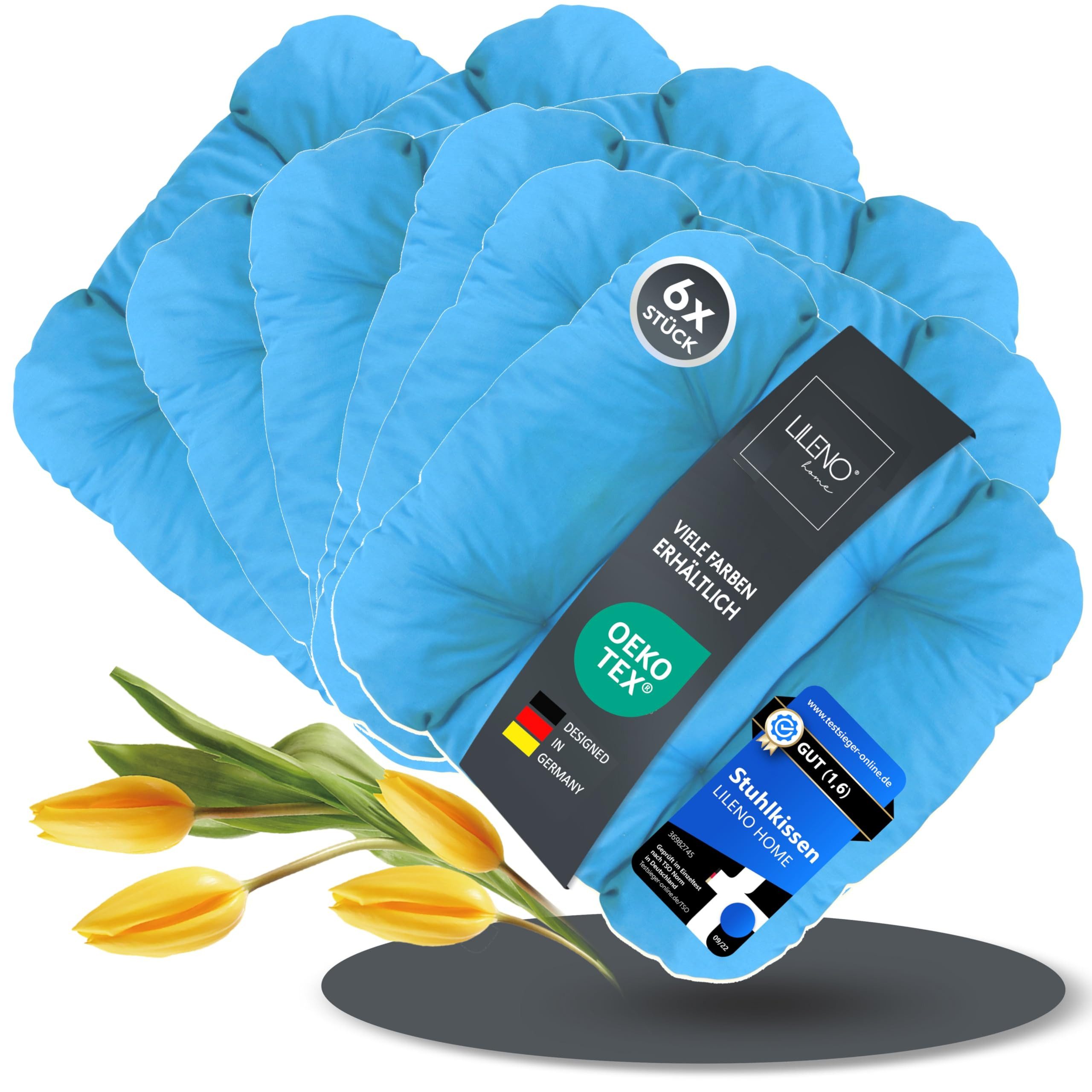 LILENO HOME Stuhlkissen Sitzkissen für Gartenstuhl, günstig online kaufen