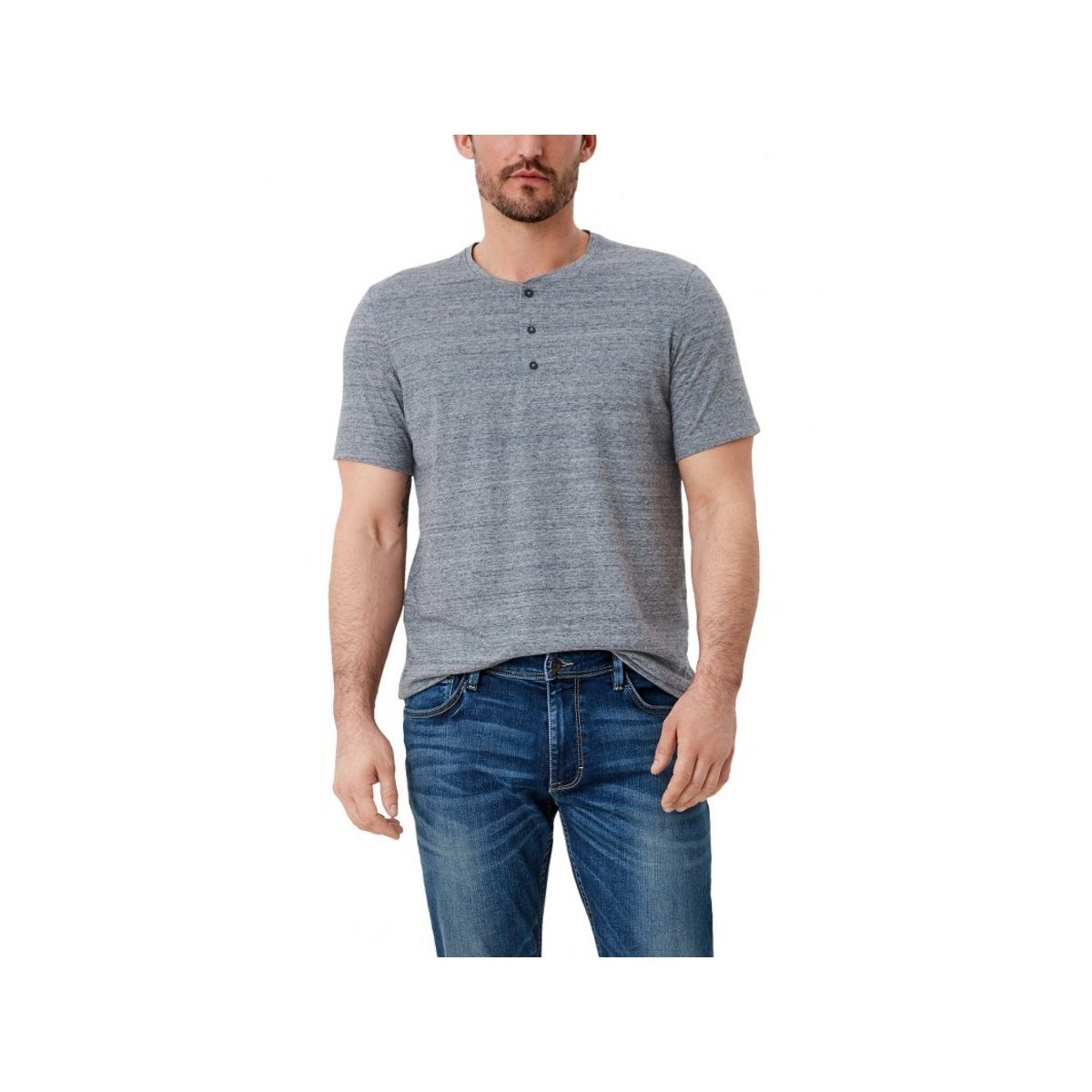 s.Oliver dunkel-blau fit unbekannt (1-tlg) regular T-Shirt