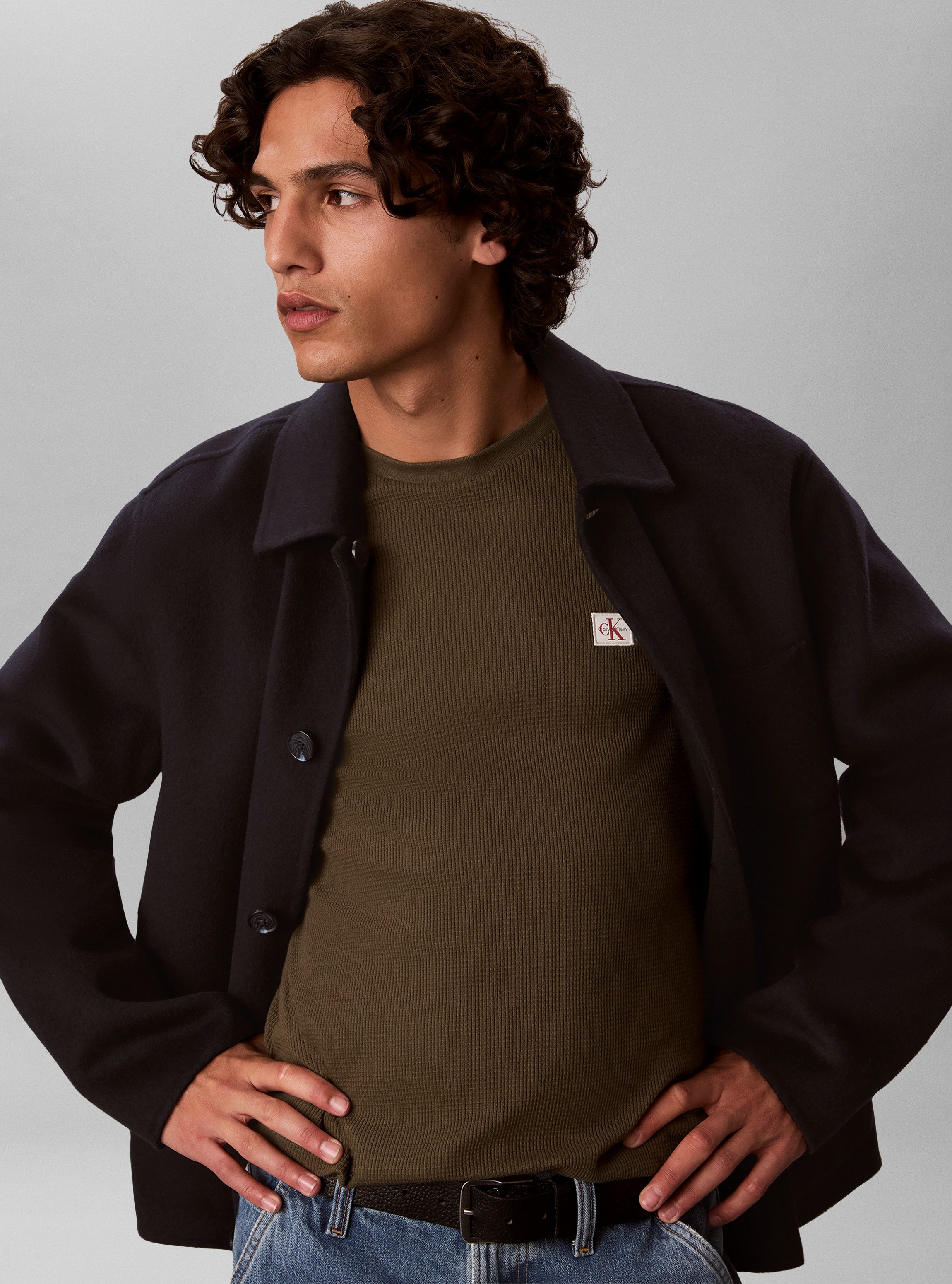 Calvin Klein Jeans Langarmshirt Mit Rundhalsausschnitt