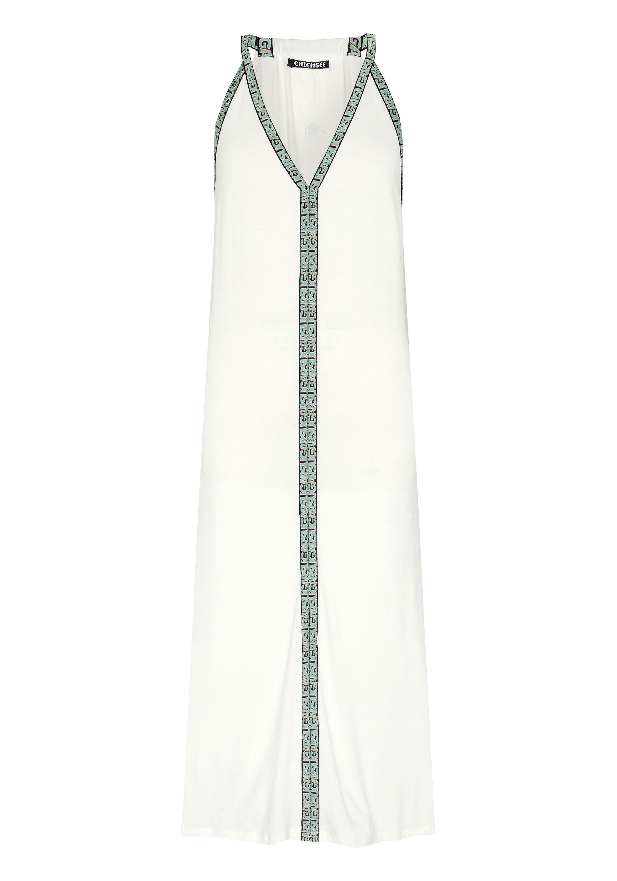 Chiemsee Maxikleid Kleid mit beschrifteten Streifen günstig online kaufen