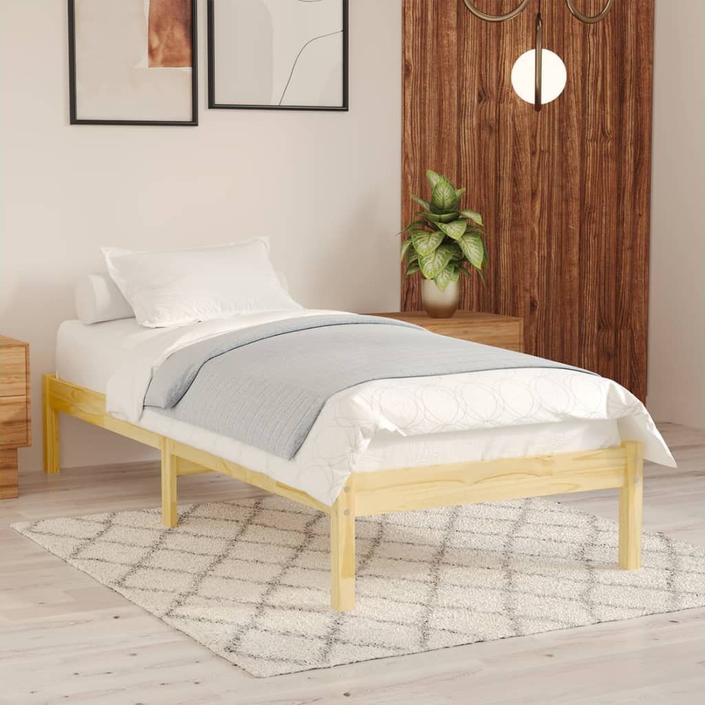furnicato Bettgestell Massivholzbett Kiefernholz 100x200 cm günstig online kaufen