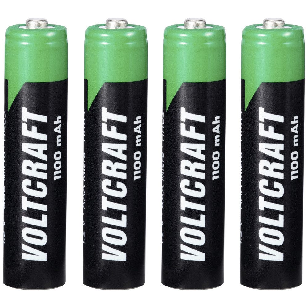 VOLTCRAFT HR03 Micro (AAA)-Akku NiMH 1100 mAh 1.2 V 4 St. Batterie