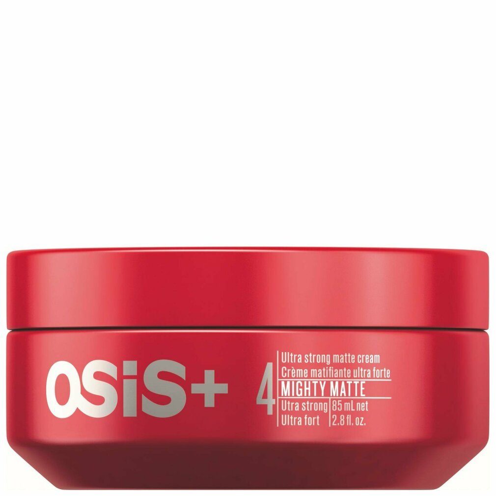 Matte Schwarzkopf Ultra Matte 85 Haarpflege-Set Mighty Ml Creme Osis Starke