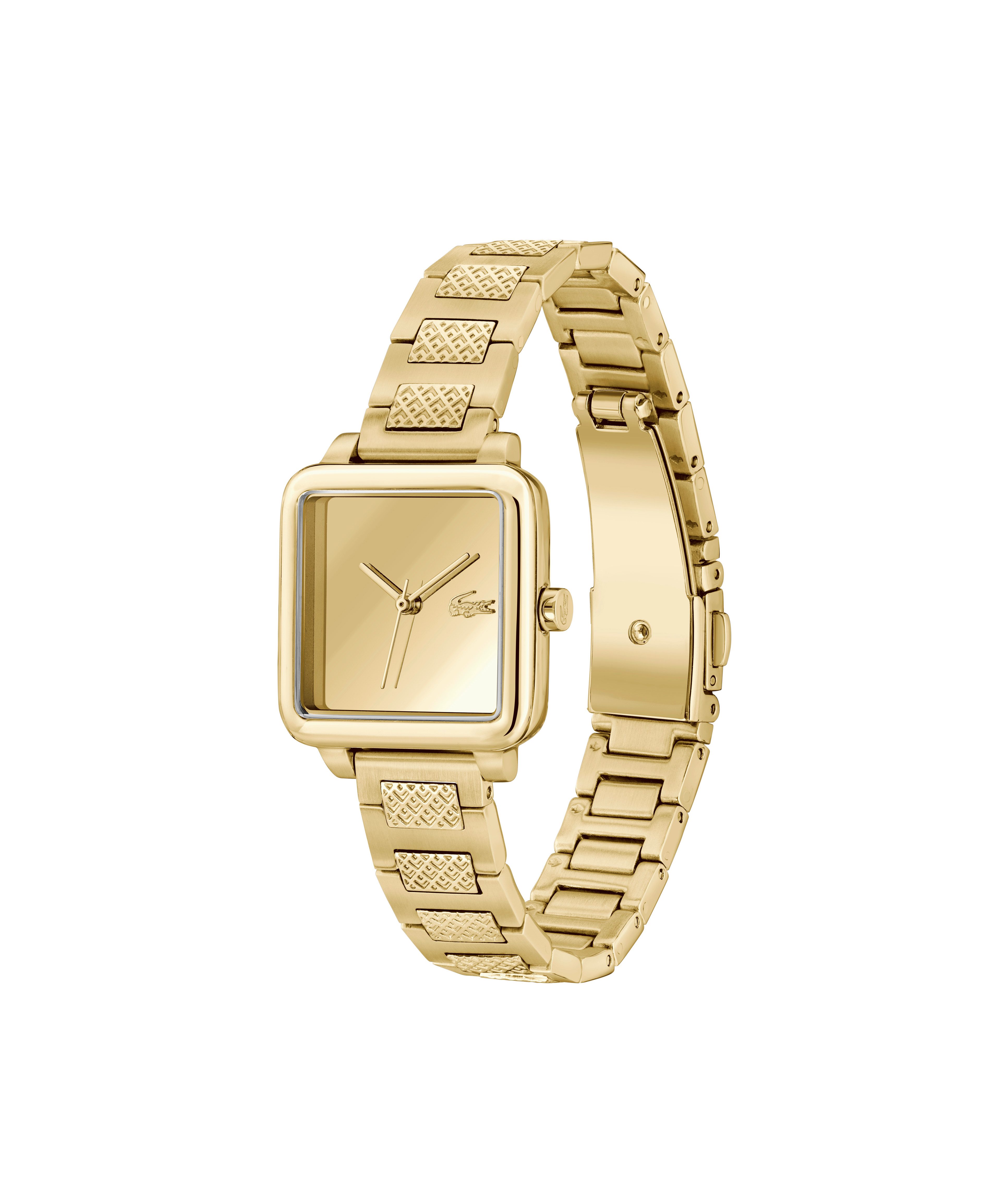 Lacoste Quarzuhr LACOSTE.12.12 LEAP 2001464, Armbanduhr, Damenuhr, Edelstahlarmband, analog