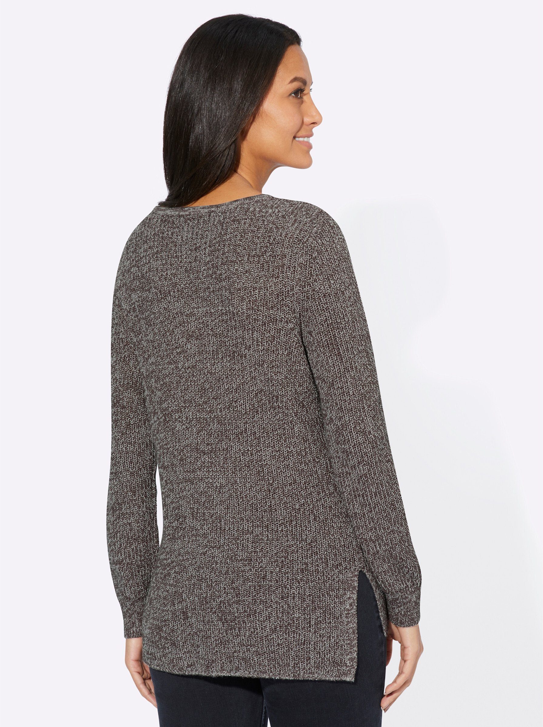 WITT WEIDEN sesam-meliert Strickpullover