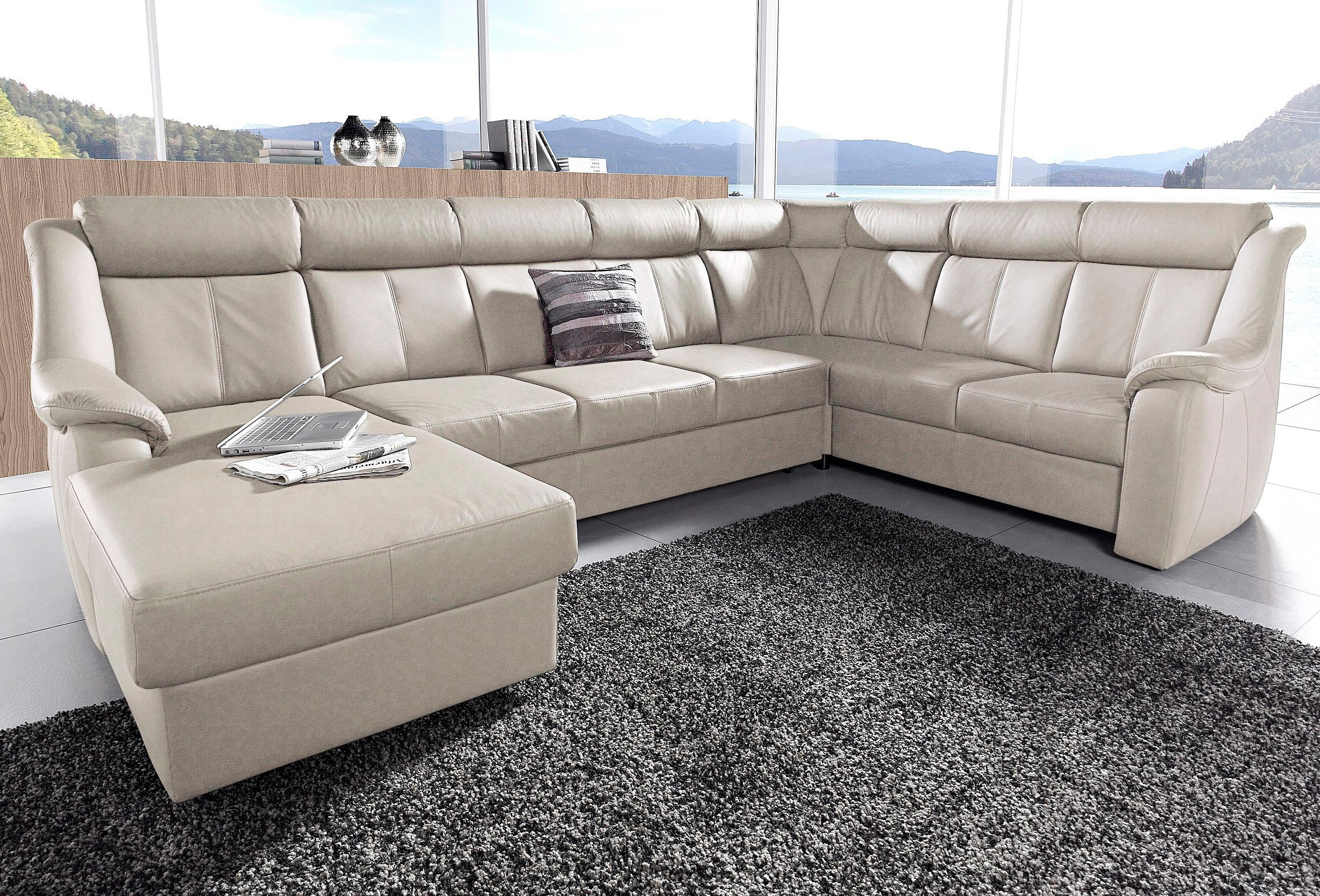 sit&more Wohnlandschaft Basel U-Form, wahlweise mit Relaxfunktion