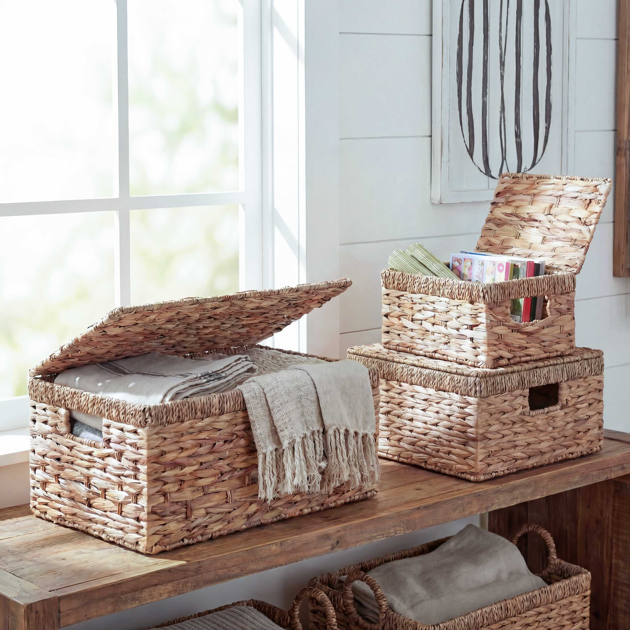 MCW Aufbewahrungsbox MCW-C23 (Set, 3 St., 3er-Set), 3er-Set, Ineinander stapelbar