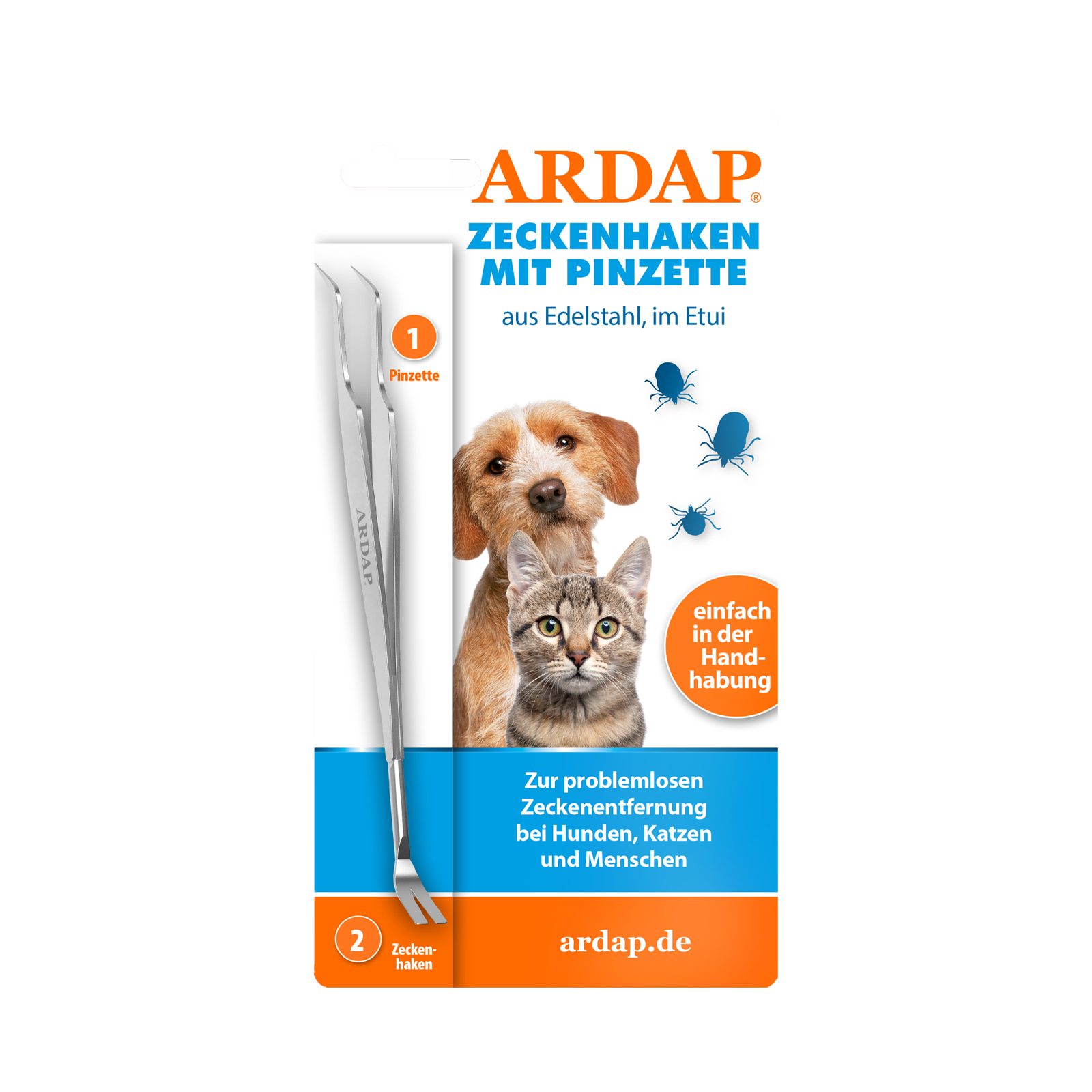 Canosept Fellpflege ARDAP Dr. Fressnapf Floh- und Zeckenschutz-Paket für Hunde M