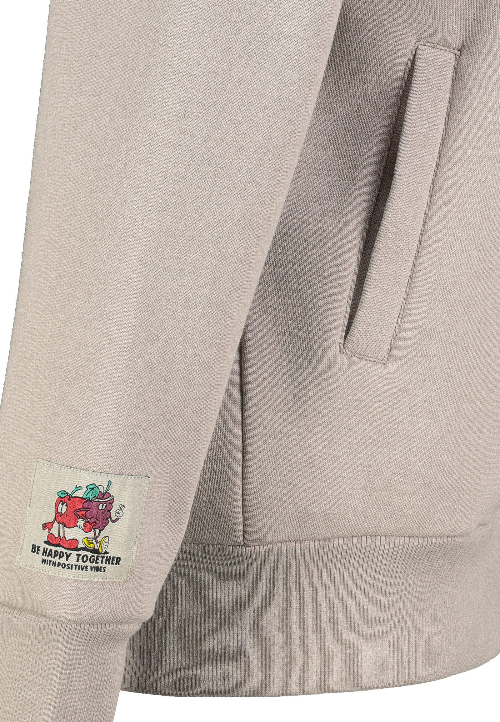 SUBLEVEL Kapuzenpullover Damen Hoodie Kapuzenpullover mit Sommer-Backprint Sweater, Kapuzensweatshirt mit seitl. Eingrifftaschen