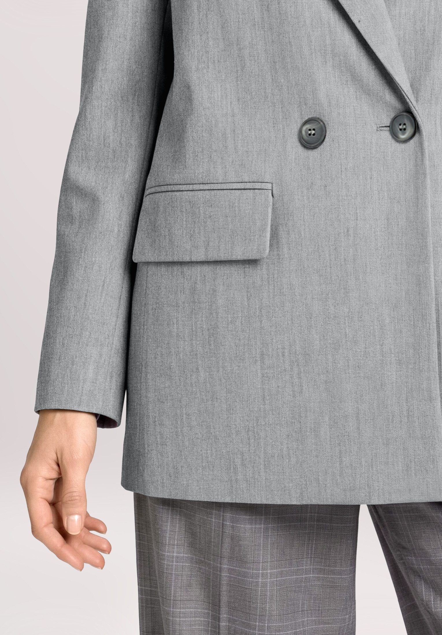 Betty&Co Longblazer Damen mit Taschen – Bild 5 von 5