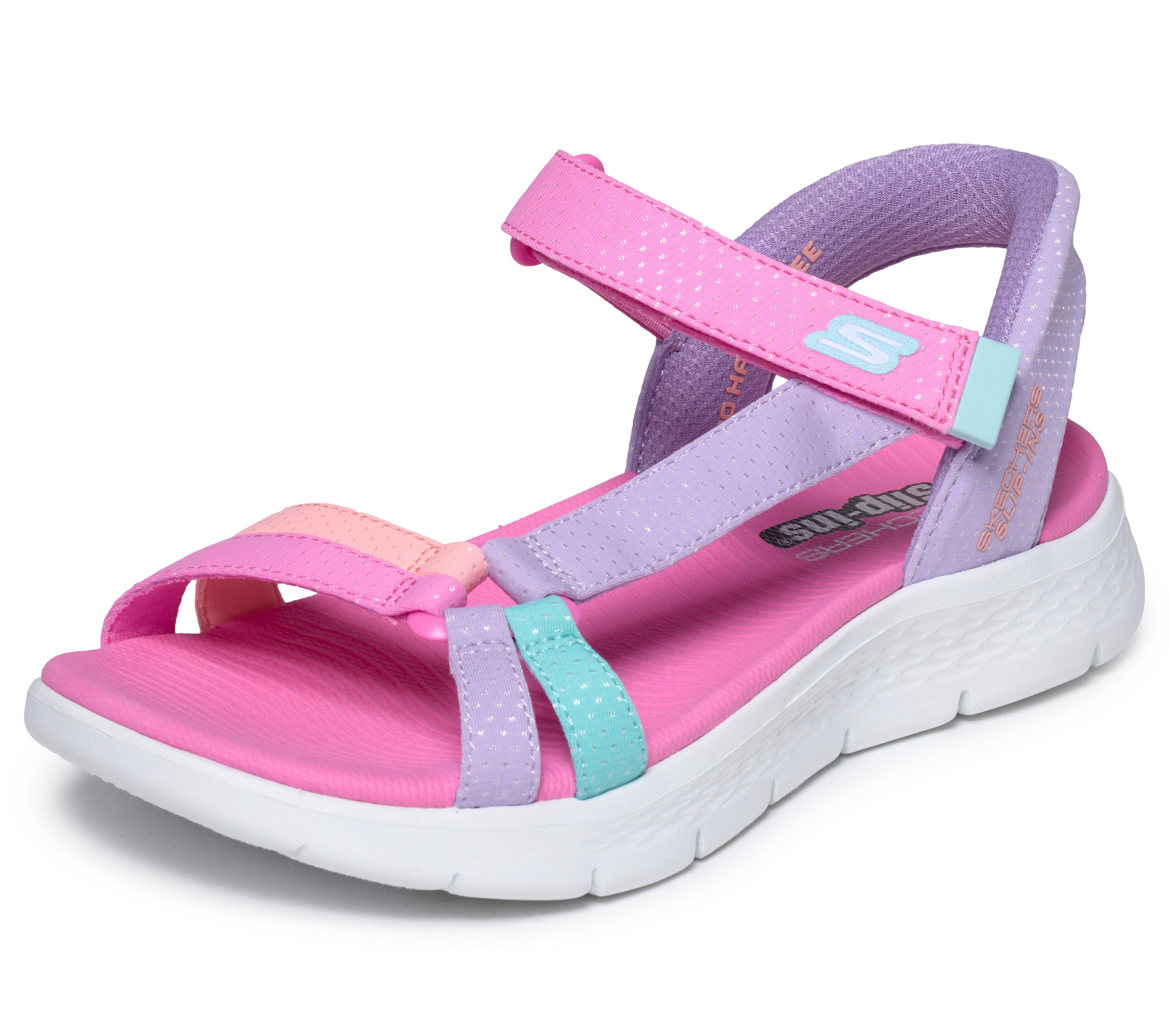 Skechers GO WALK FLEX SANDAL Sandale Sommerschuh mit Klettverschluss, Größenschablone zum Download