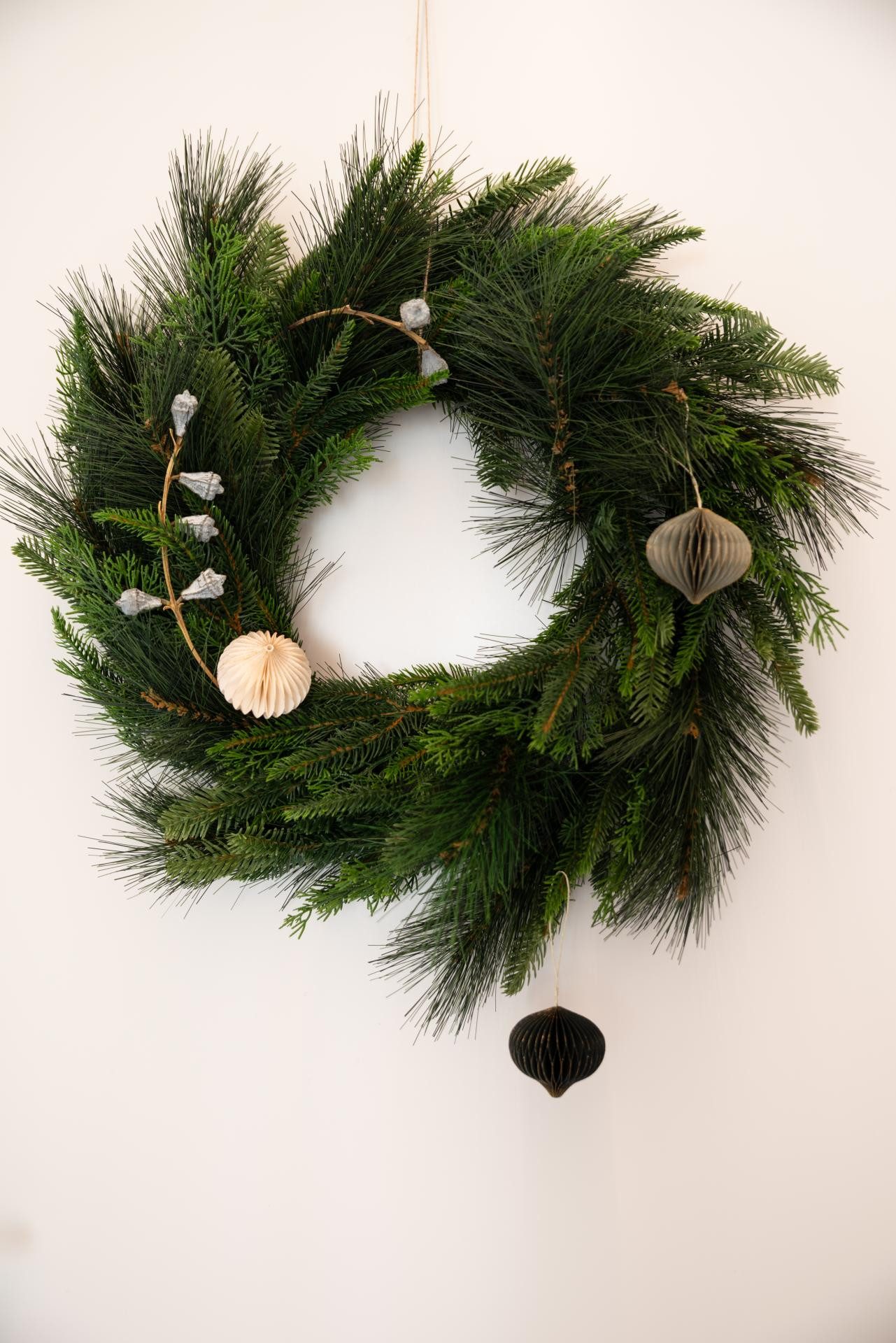 Kunstkranz Kunststoff SERTO Rund - Grün Naturgetreu, VIVANNO, Höhe 13 cm, 6 günstig online kaufen