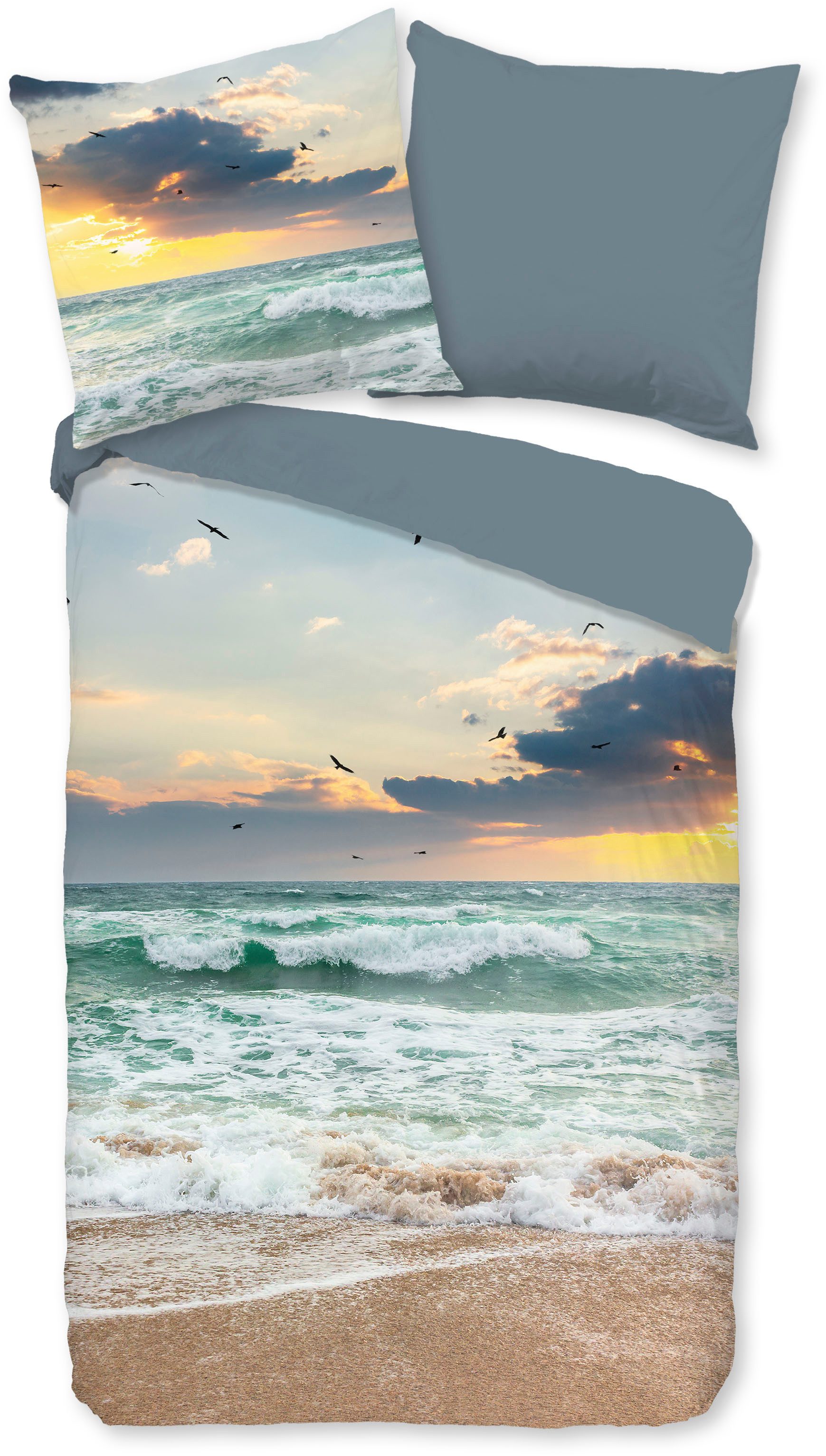 PURE luxury collection Wendebettwäsche Samui, Microfaser, günstig online kaufen