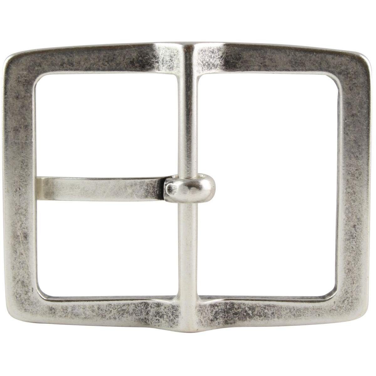 BELTINGER Gürtelschnalle Doppel-4,5 cm - Gürtelschließe 45mm - Dorn-Schließe - Für Gürtel bis (1-St)