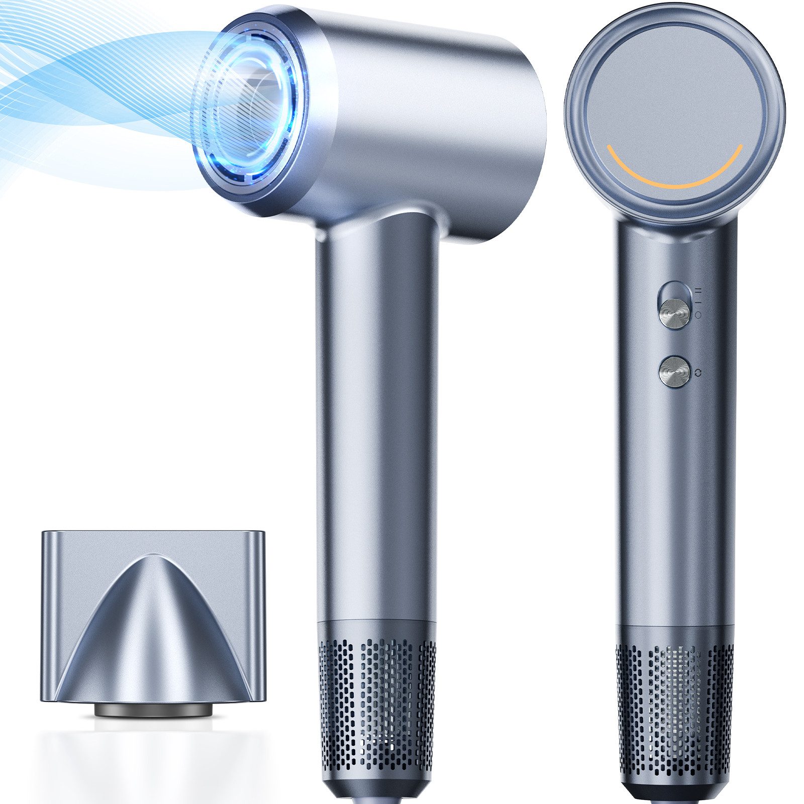 Sytifro Multihaarstyler Professional Turbo Föhn & 110.000 U/min High-Speed Ionen Haartrockner, Intelligenter Hitzeregulierung - Für Glänzendes, Gesundes Haar