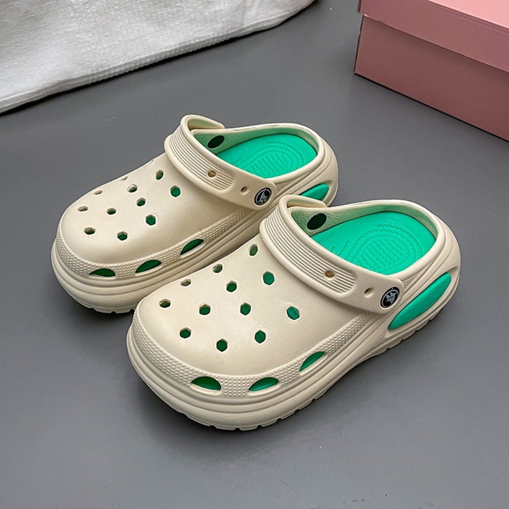 HUSK'SWARE Clog (Lässiger, lockerer Stil, EVA abriebfeste Sohle) Bequemer Stoff, hautfreundliches Innenfutter