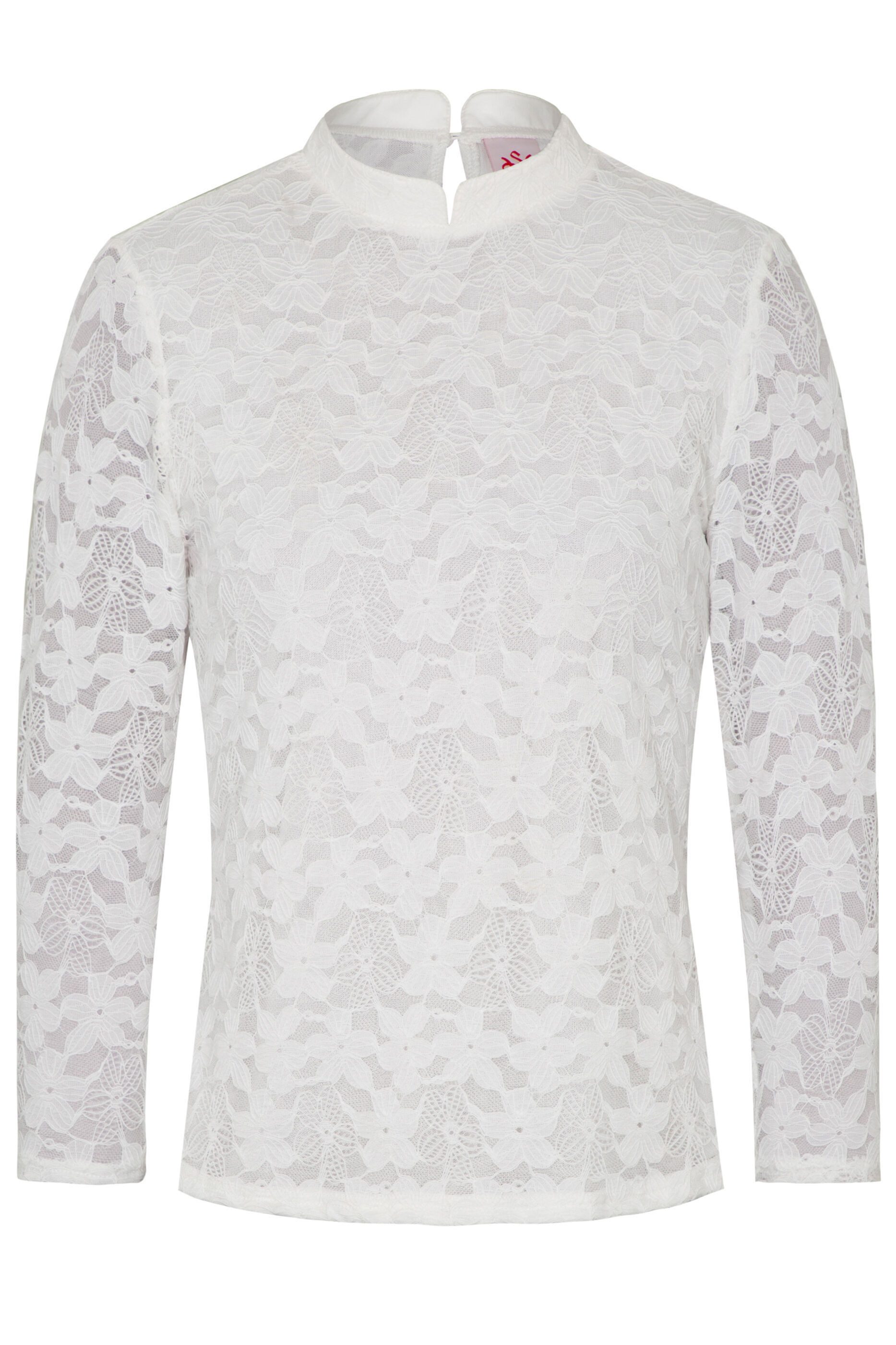 Spieth & Wensky Trachtenbluse Trachtenbluse "Fleurette" Alloverspitze günstig online kaufen