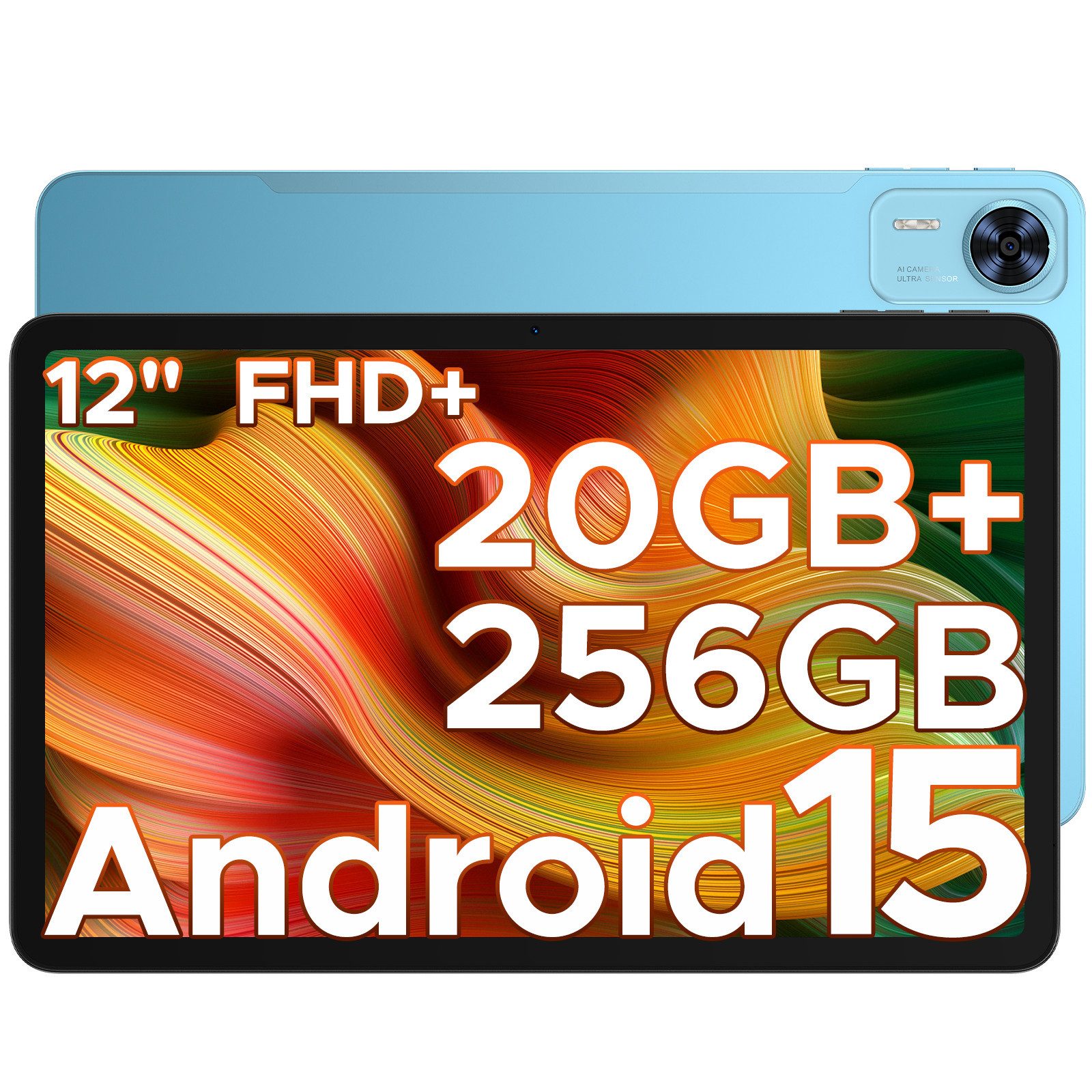 DOOGEE T36 12 Zoll Android 15 Tablet 8GB+256 GB/2 TB 8800 mAh Games Tablet (12", 256 GB, Android 15, 4G, Unterstützt zwei Nano-SIM-Karten oder Nano-SIM + TF-Karten, FHD+90HZ)