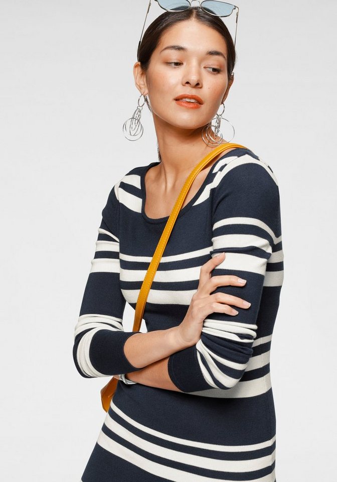 AJC Strickkleid mit maritimen Streifen in