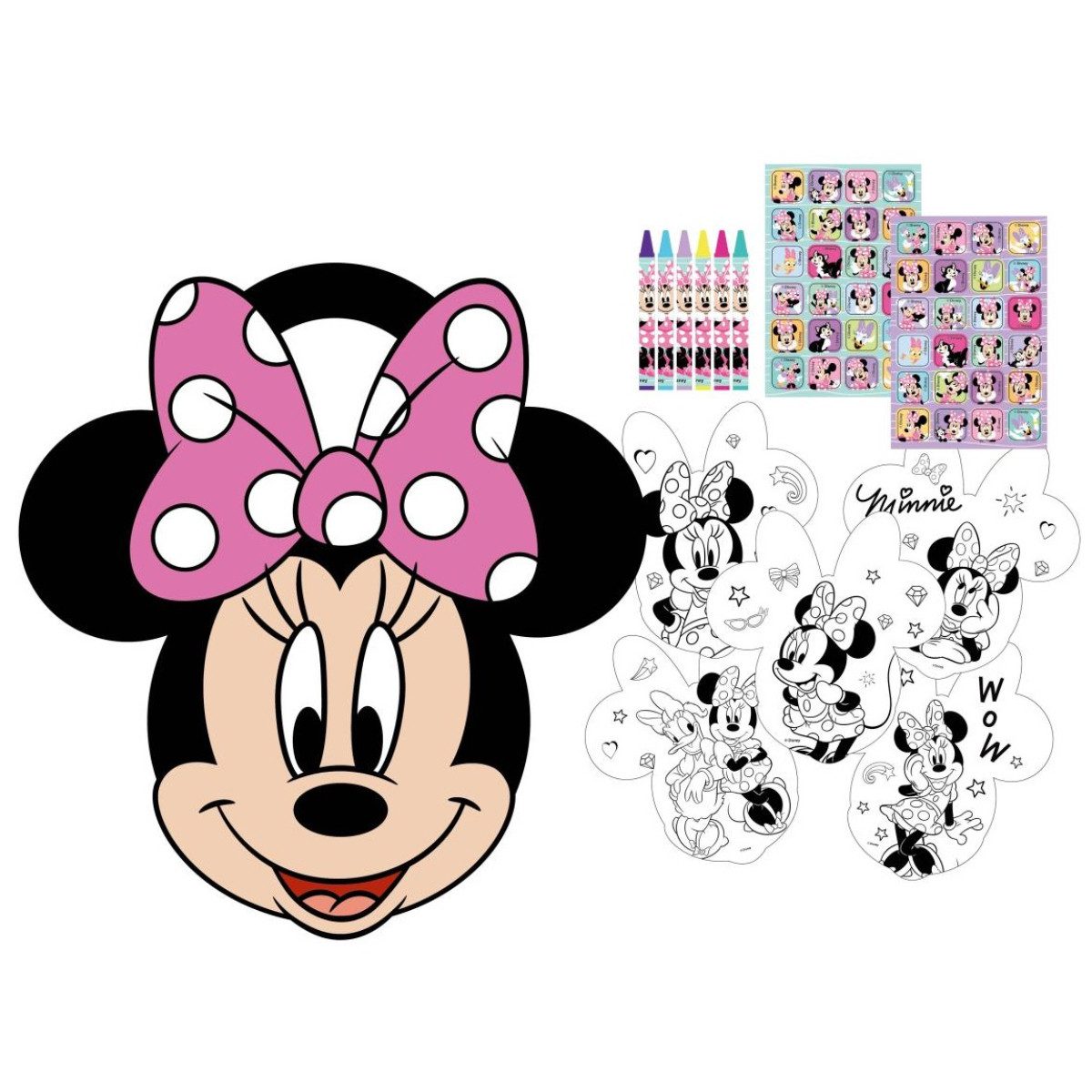 Disney Minnie Mouse Malbuch Ausmalalbum Kinder Aktivitätsheft Malbuch