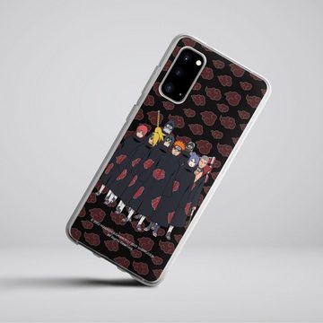 DeinDesign Handyhülle Akatsuki Naruto Shippuden Offizielles Lizenzprodukt Akatsuki Group, Samsung Galaxy S20 Silikon Hülle Bumper Case Handy Schutzhülle