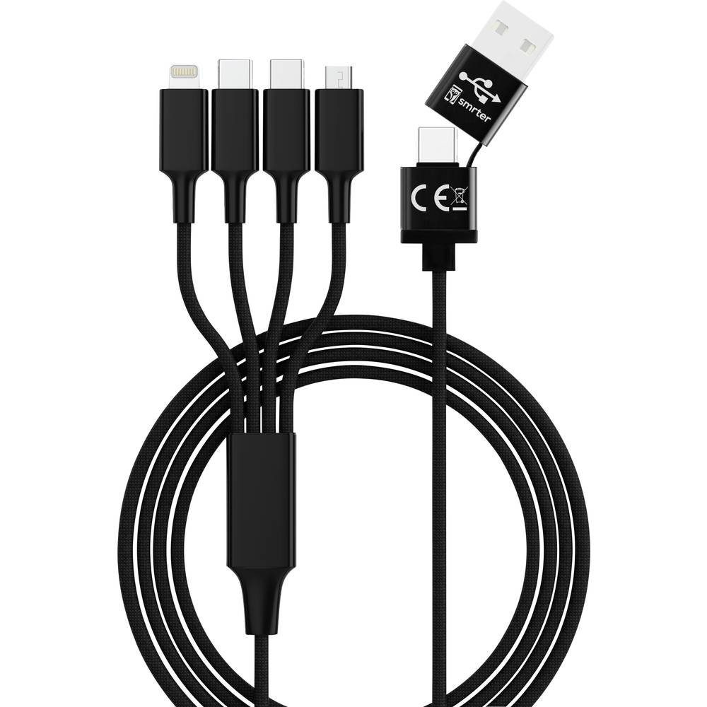 NO NAME Hydra ELITE 6in1 USB-Ladekabel Typ C, 2x USB-C®, USB-Kabel