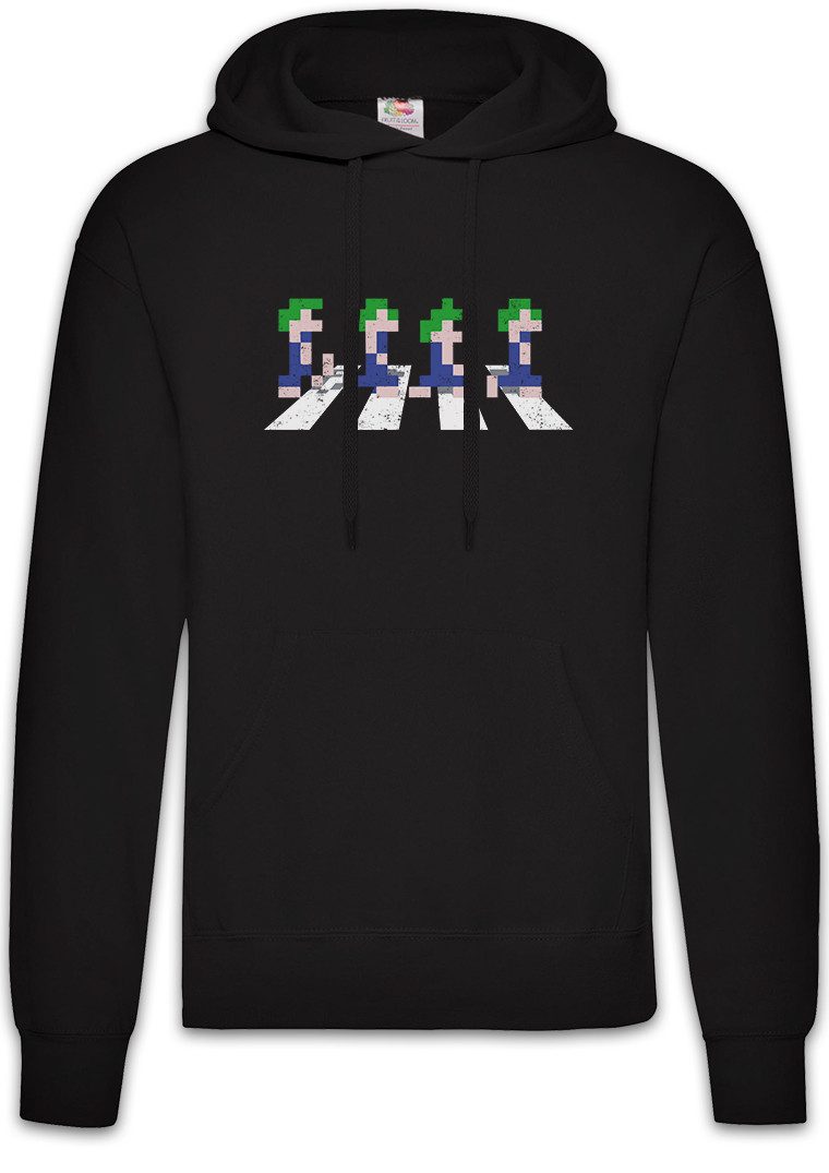 Hoodie Lemmings Road Herren Hoodie Video Game Gamer Geek Nerd Lemminge Gaming