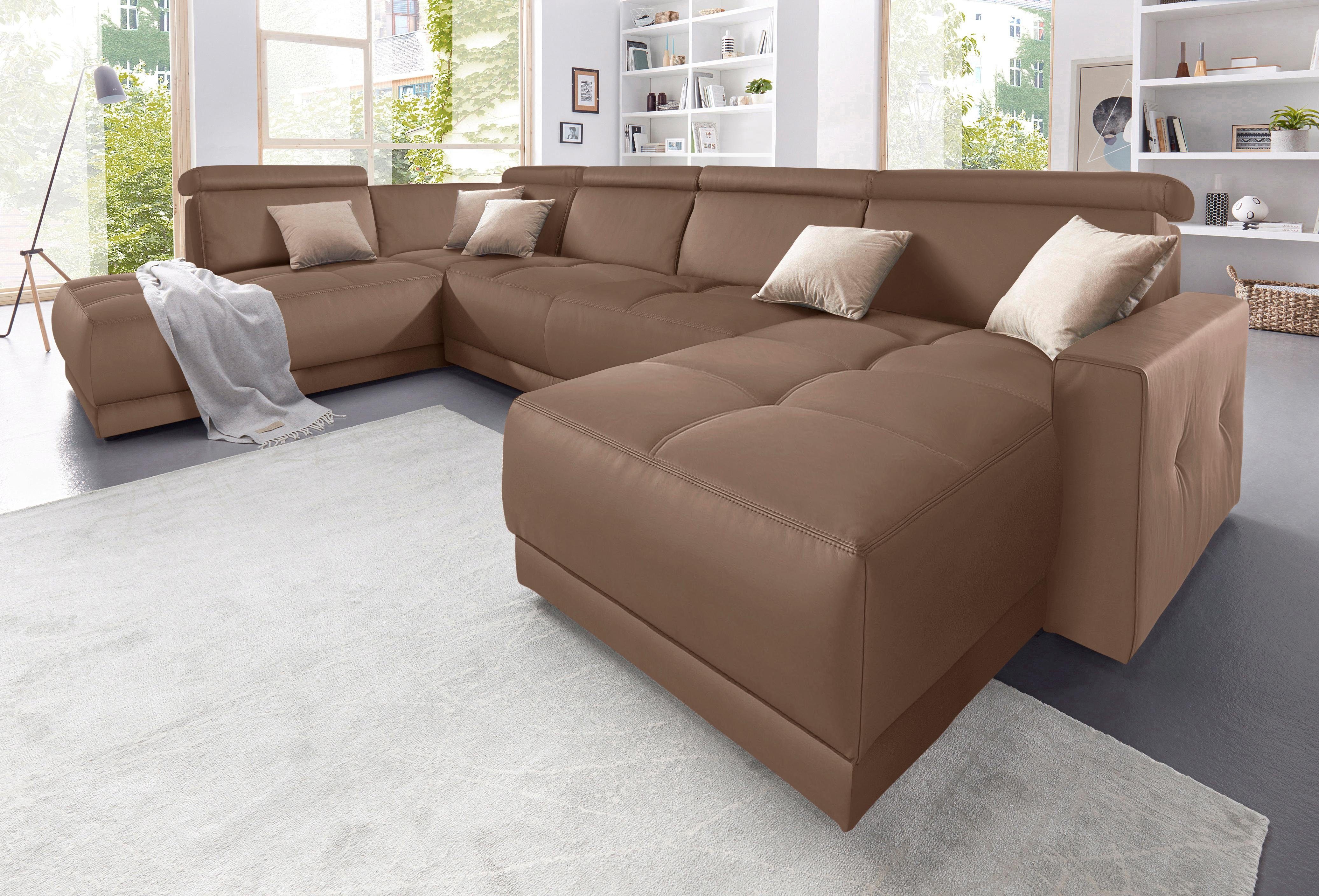 DOMO collection Wohnlandschaft Ava moderne Sitzheftung günstig online kaufen