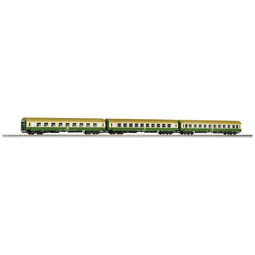 Personenwagen Piko H0 58278 H0 3er-Set Personenwagen der DR 2x 2. Klasse + 1x 1. Kla