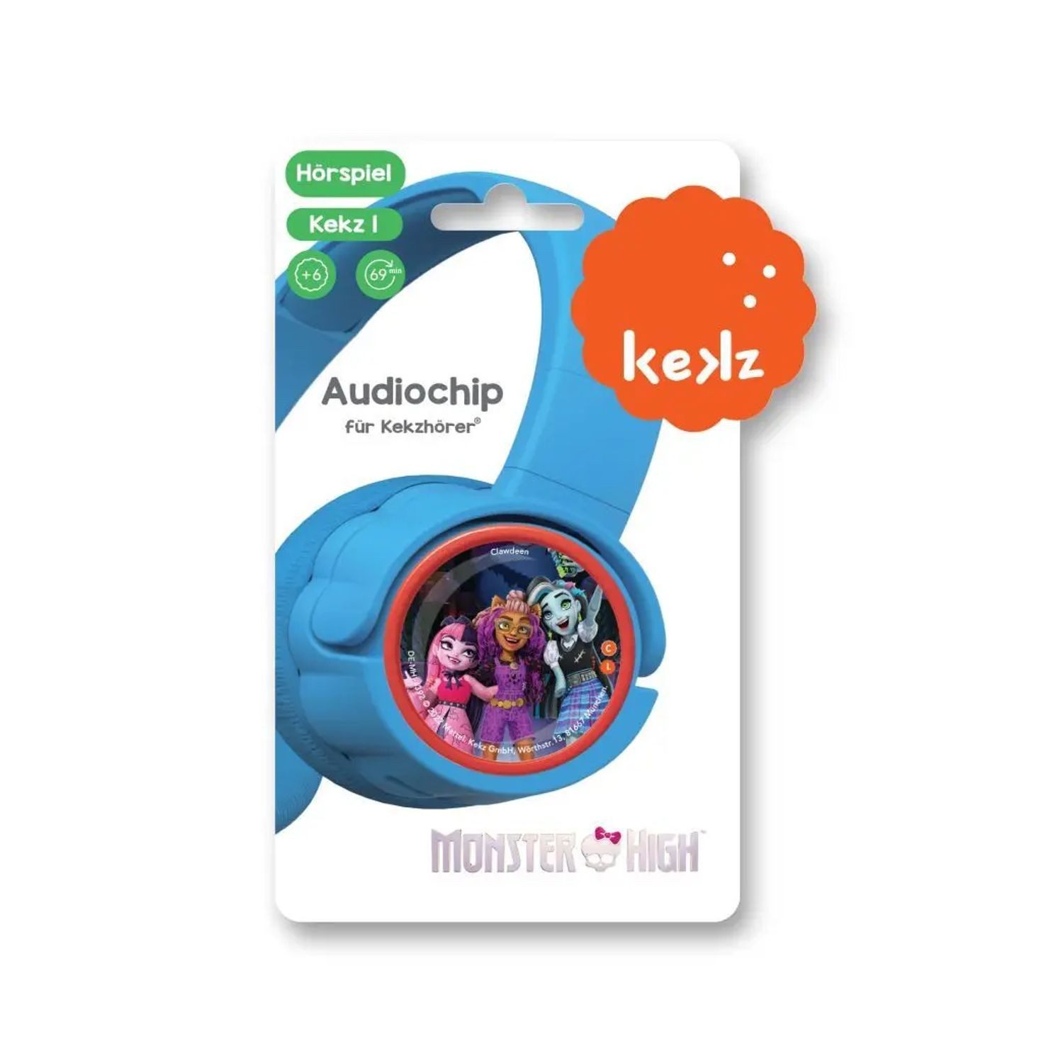 Kekz Hörspiel Monster High Ep. 1-Clawdeen. Vol.1, 1 Audio-Chip