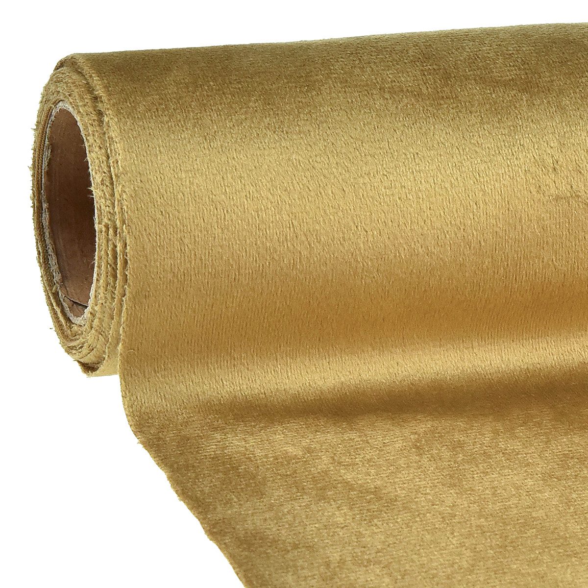 Viana Tischläufer Tischläufer Samt Goldbraun 28x270cm günstig online kaufen