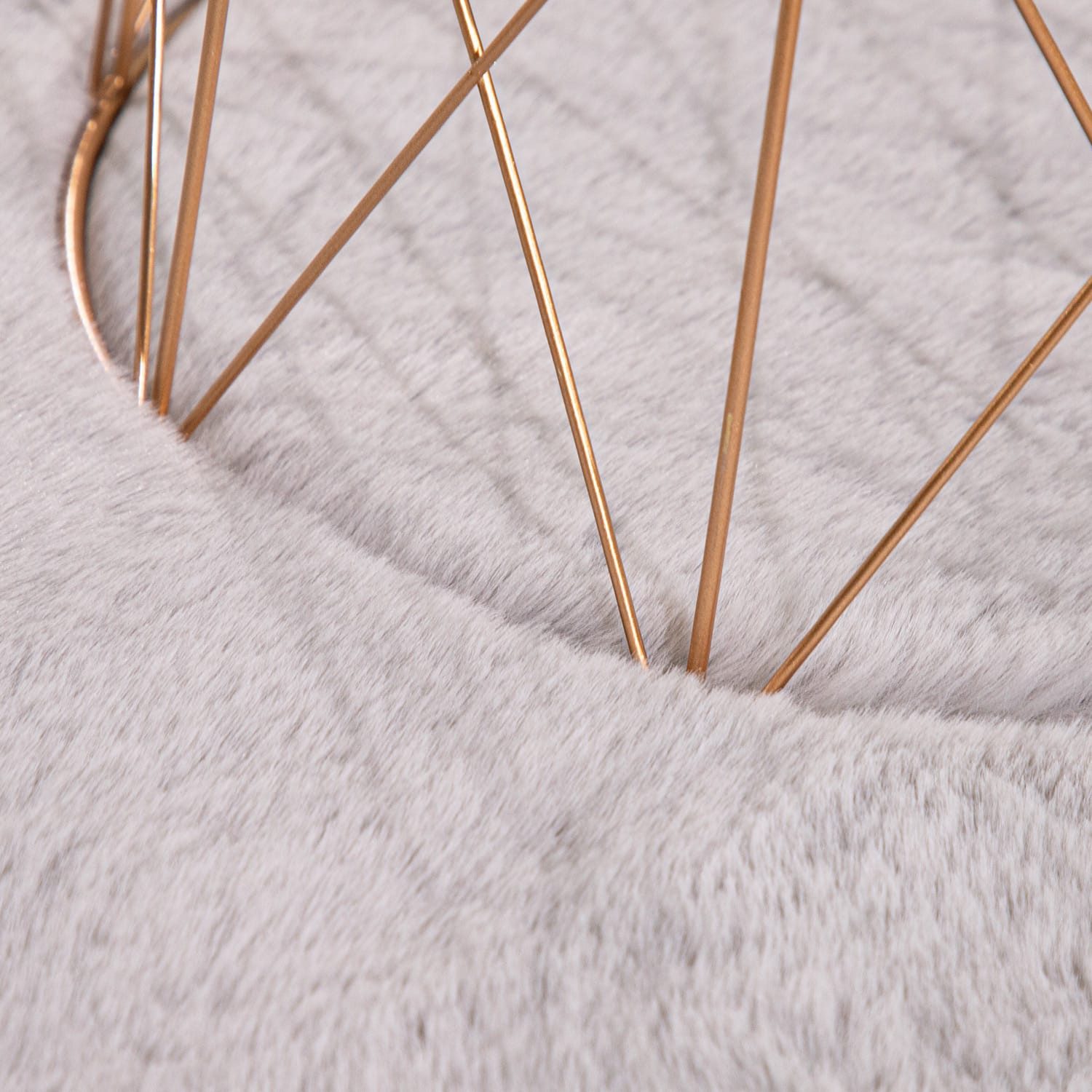 KADIMA DESIGN Teppich waschmaschinenwaschbar Unifarben Hochflor Teppich Badezimmer, Rechteckig, Höhe: 26 mm, Florhöhe: 22 mm, 100% Polyester, Rücken aus Gummi, 50x80cm, Grau