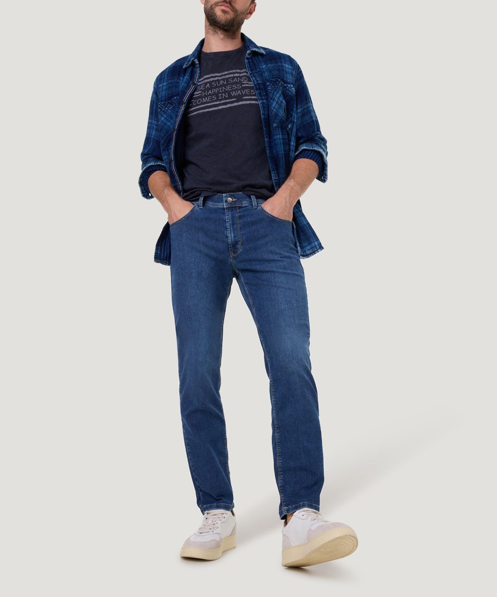 Pioneer Authentic Jeans 5-Pocket-Jeans RANDO - Sommerjeans Regular Fit MEGAFLEX Stretch Denim, leicht und bequem
