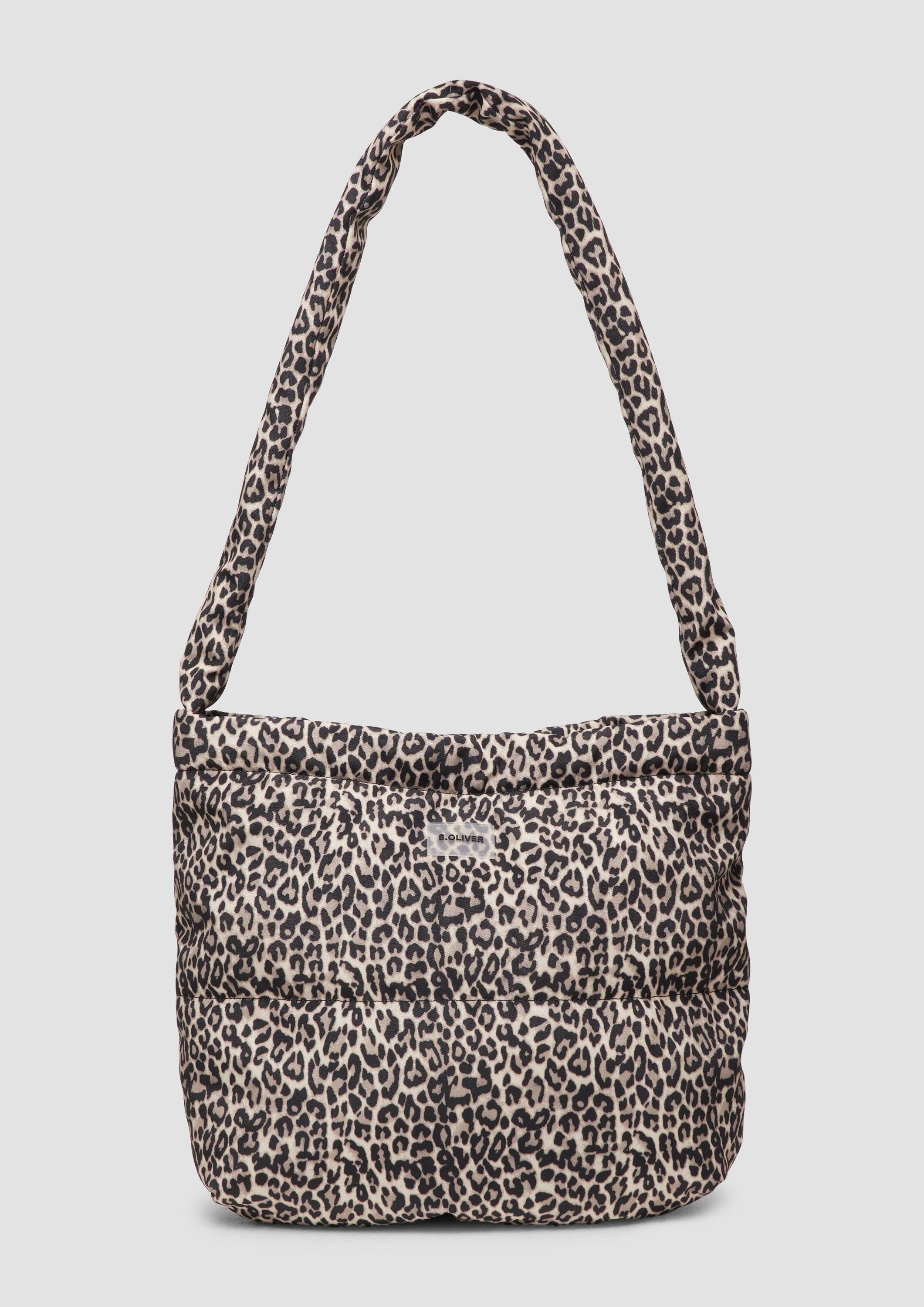 s.Oliver Shopper Tasche (1-tlg), Hobo-Bag mit Leo-Print günstig online kaufen