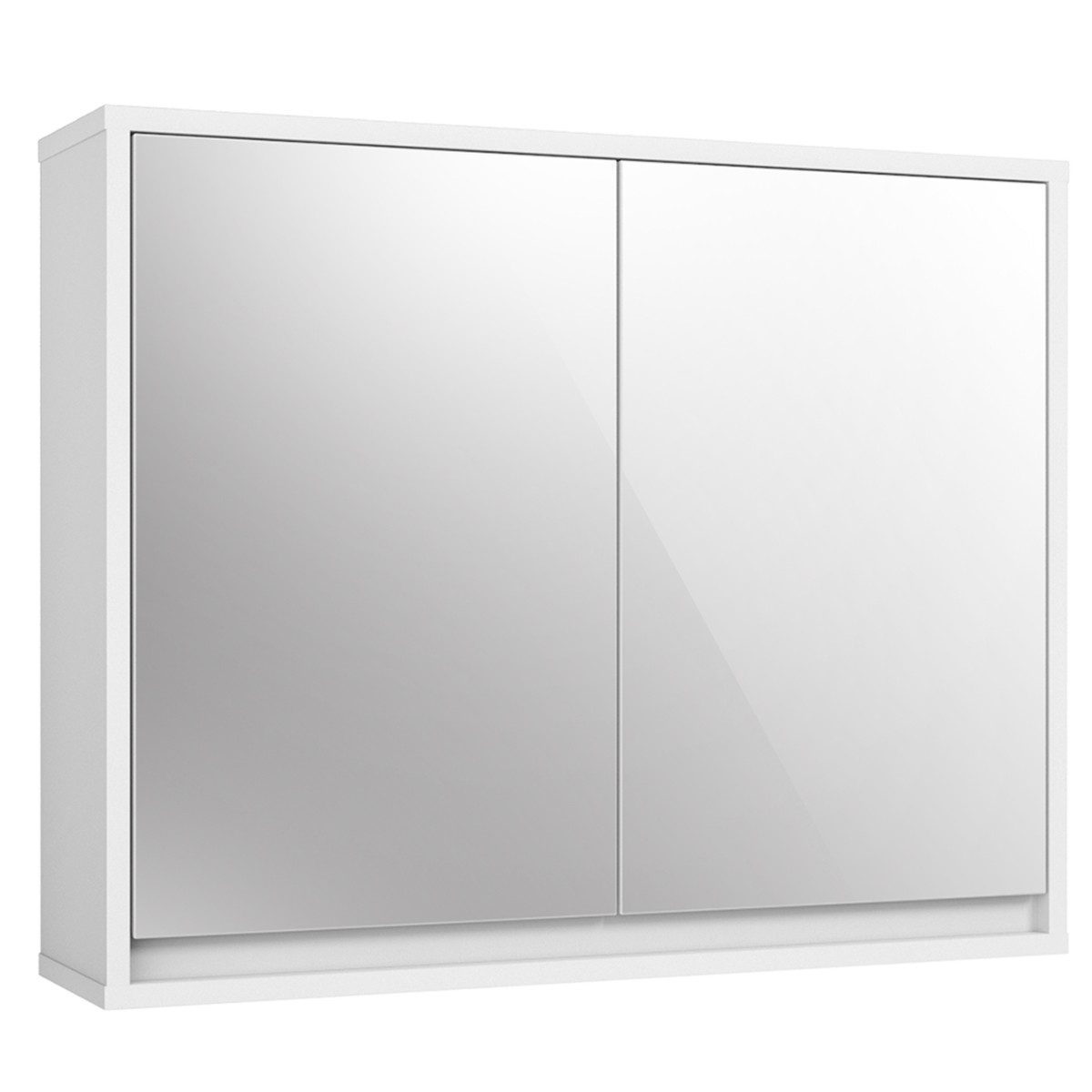 COSTWAY Spiegelschrank mit Ablagen,mit Spiegel,55 x 14 x 45 cm günstig online kaufen